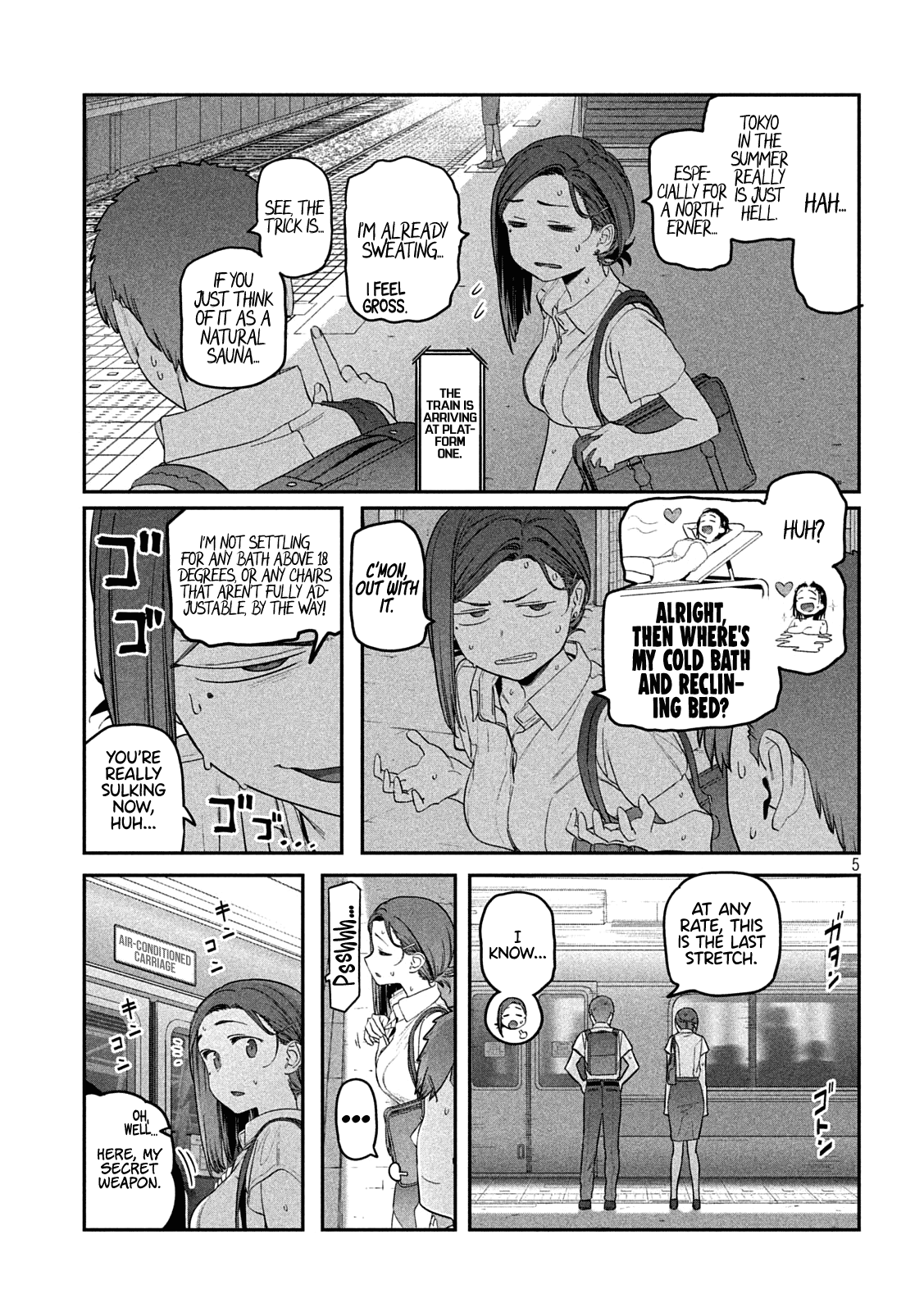Getsuyoubi no Tawawa (Serialization) Chapter 51 page 5 - Chapter 51: Kouhai-chan, Part 15