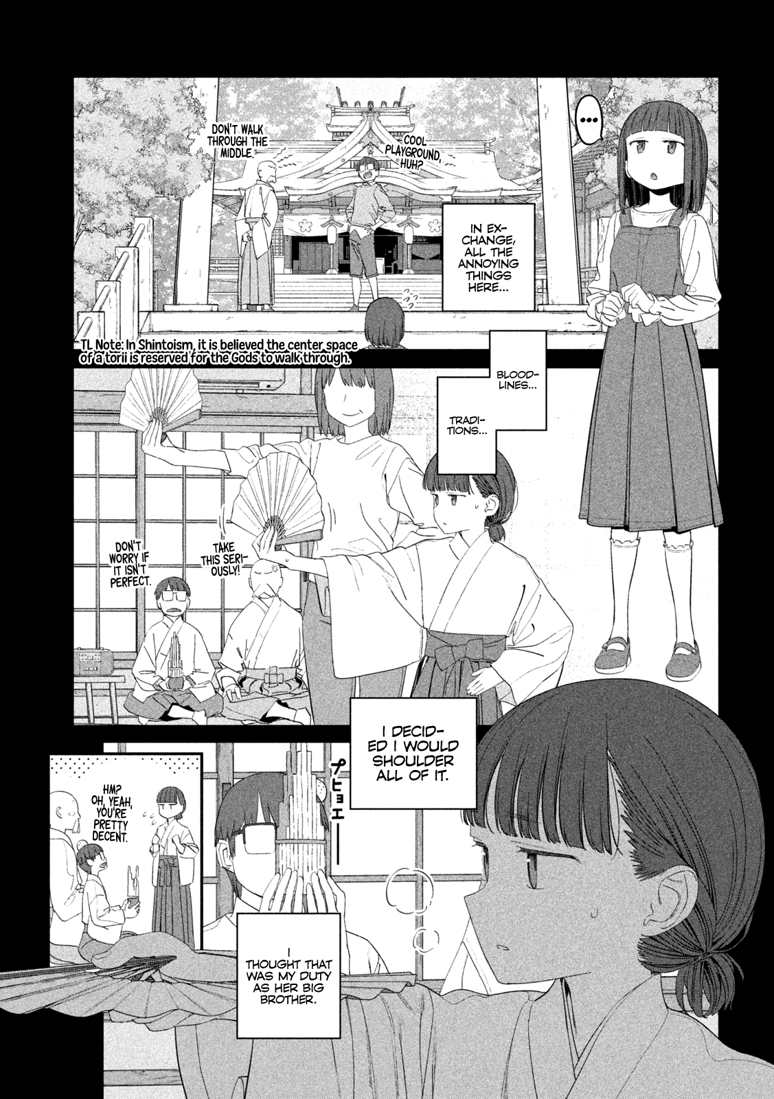 Getsuyoubi no Tawawa (Serialization) Chapter 53 page 3 - Chapter 53: Jitome-chan, Part 4