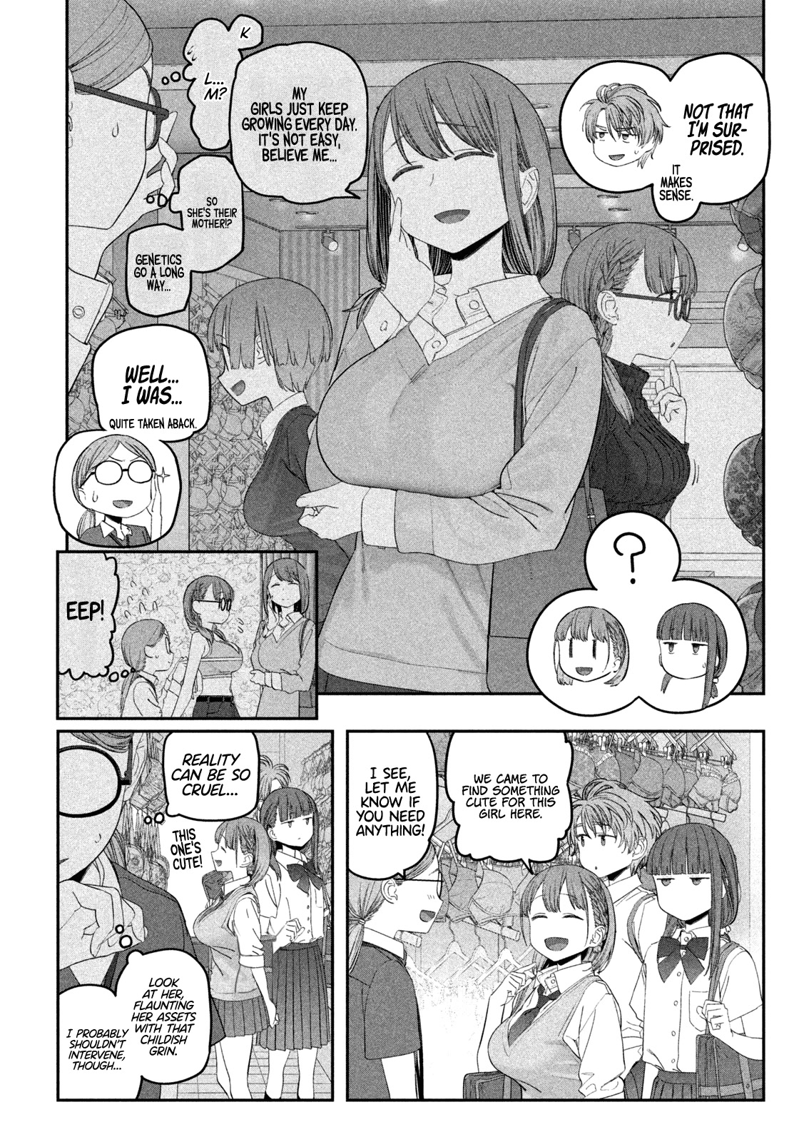 Getsuyoubi no Tawawa (Serialization) Chapter 54 page 2 - Chapter 54: Jitome-chan, Part 5