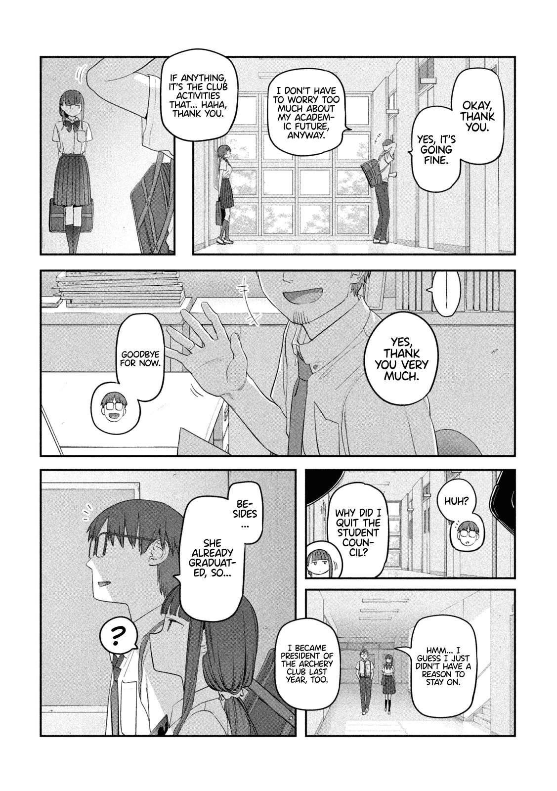 Getsuyoubi no Tawawa (Serialization) Chapter 57 page 5 - Chapter 57: Jitome-chan, Part 6