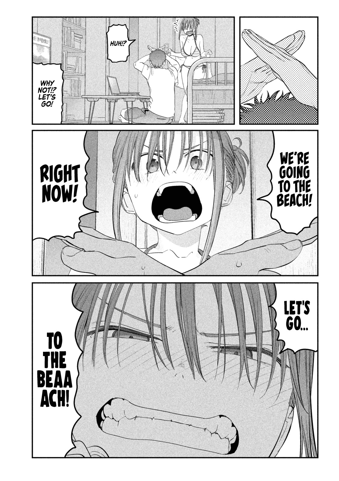 Getsuyoubi no Tawawa (Serialization) Chapter 58 page 3 - Chapter 58: Maegami-chan, Part 17