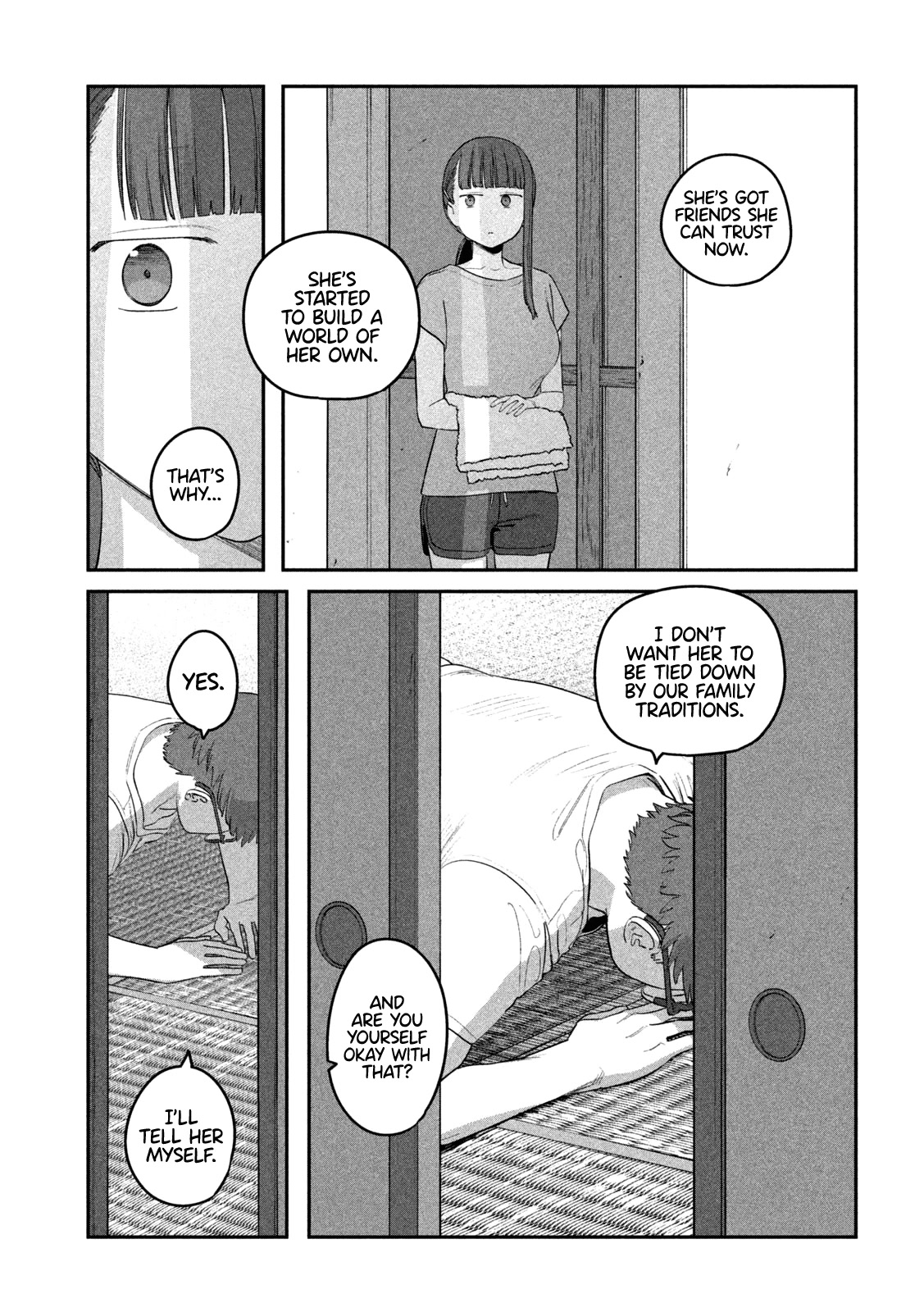 Getsuyoubi no Tawawa (Serialization) Chapter 64 page 13 - Chapter 64: Jitome-chan, Part 8