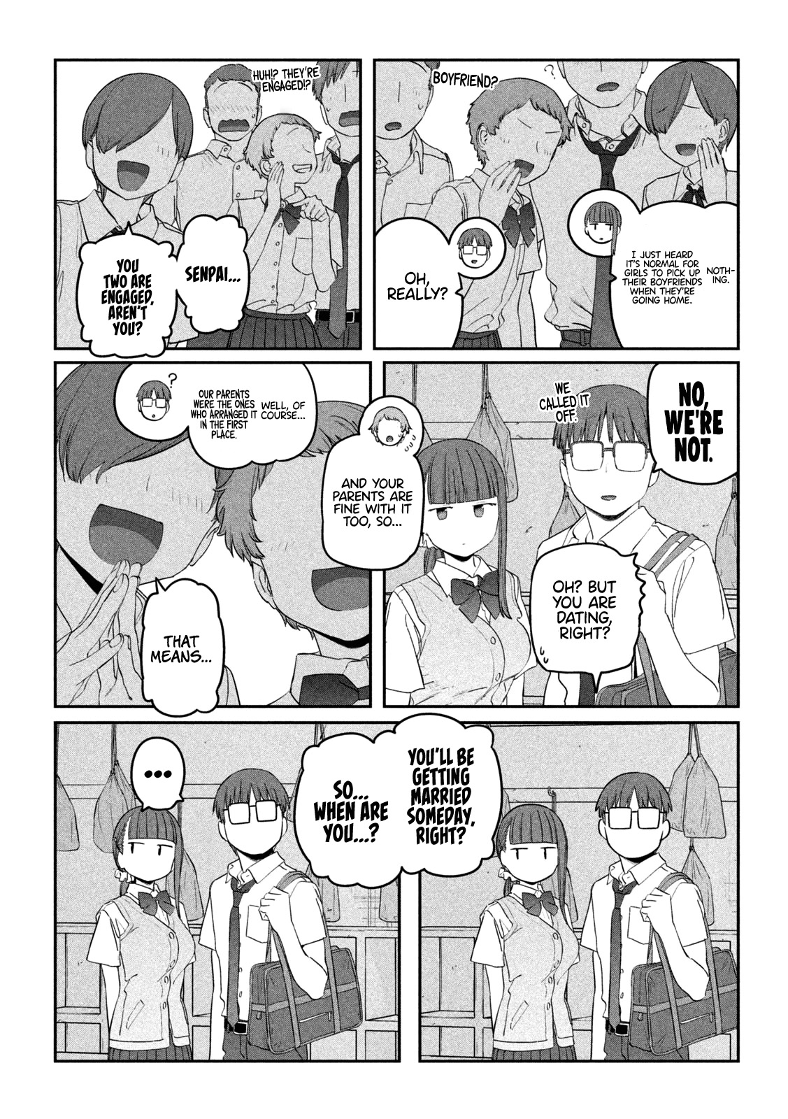Getsuyoubi no Tawawa (Serialization) Chapter 71 page 6 - Chapter 71: Jitome-chan, Part 11