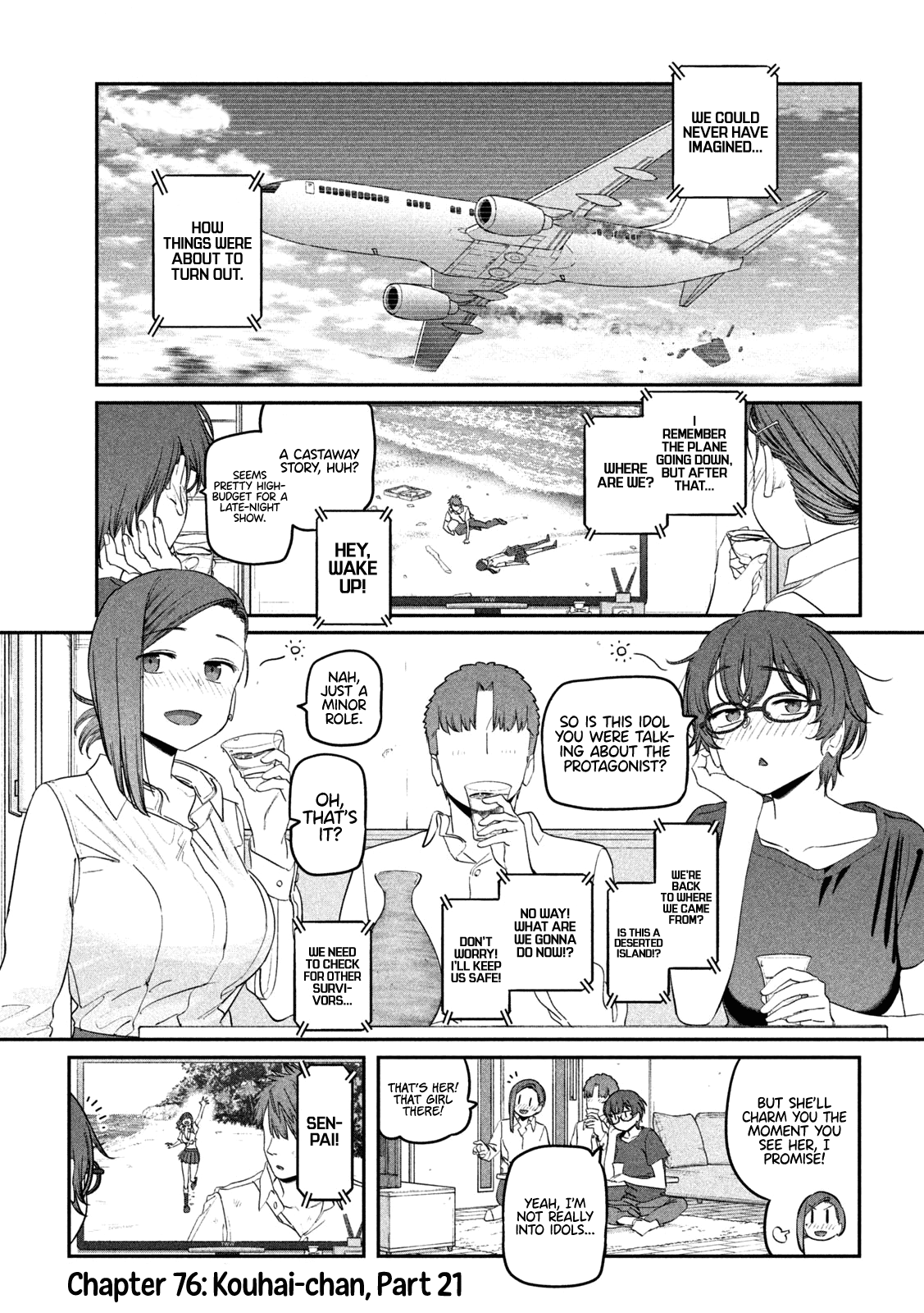 Getsuyoubi no Tawawa (Serialization) Chapter 76 page 2 - Chapter 76: Kouhai-chan, Part 21