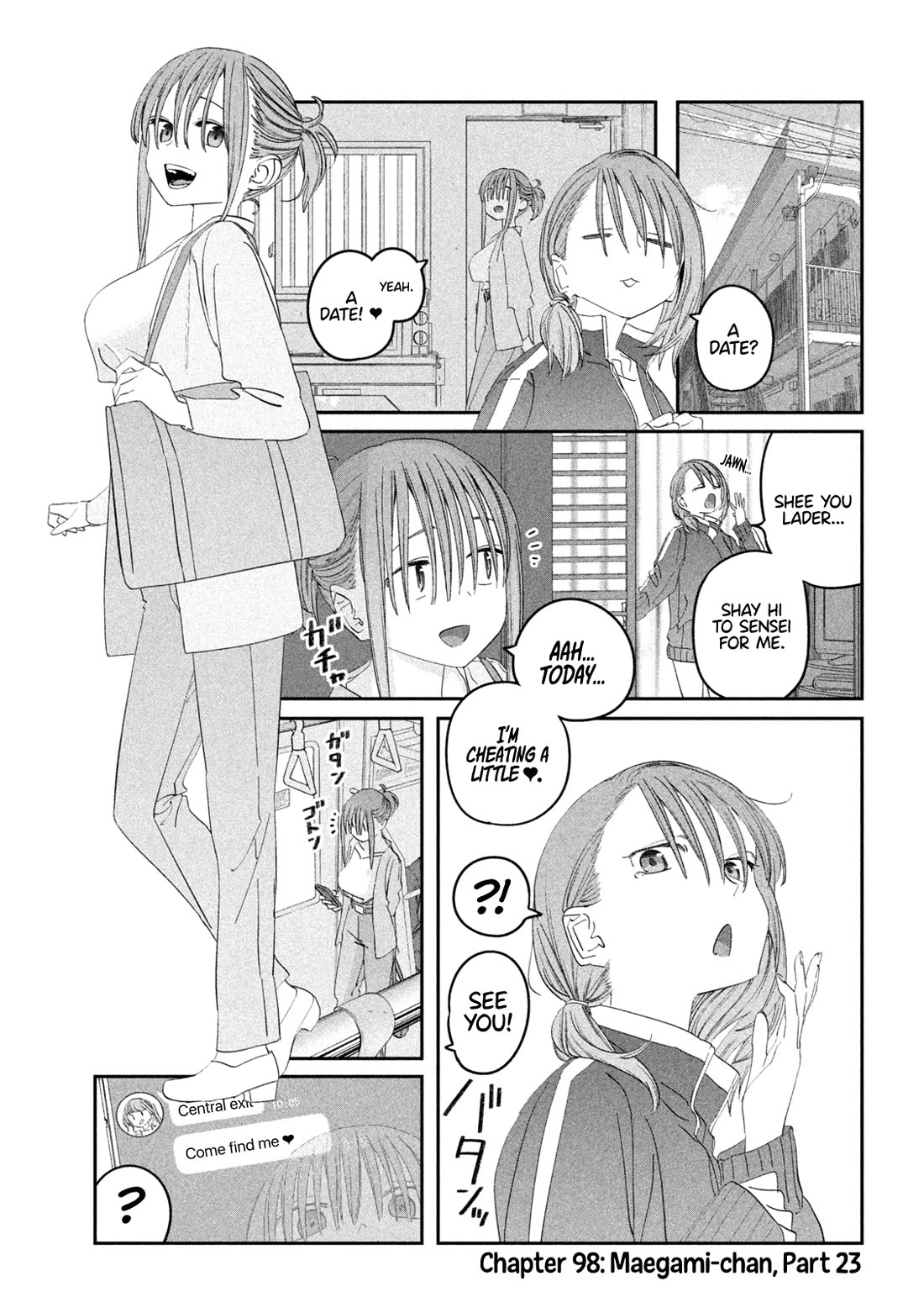 Getsuyoubi no Tawawa (Serialization) Chapter 98 page 2 - Chapter 98: Maegami-chan, Part 23