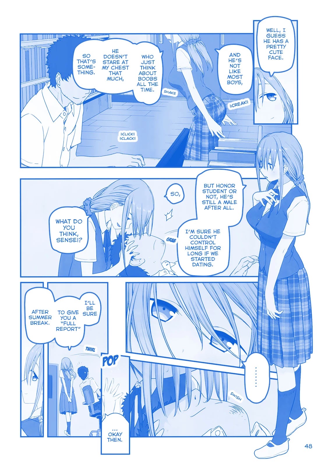 Getsuyoubi no Tawawa Chapter 12 page 12 - Chapter 12: Part IV: Maegami-chan (Bangs) Manga
