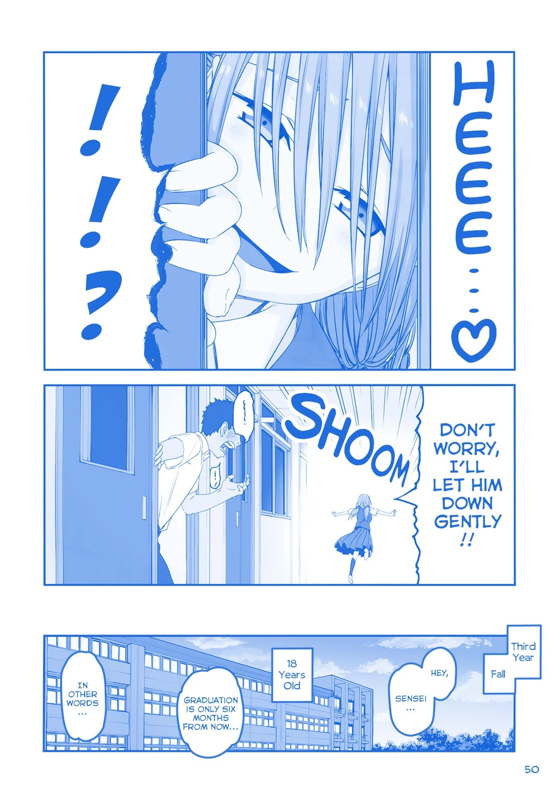 Getsuyoubi no Tawawa Chapter 12 page 14 - Chapter 12: Part IV: Maegami-chan (Bangs) Manga
