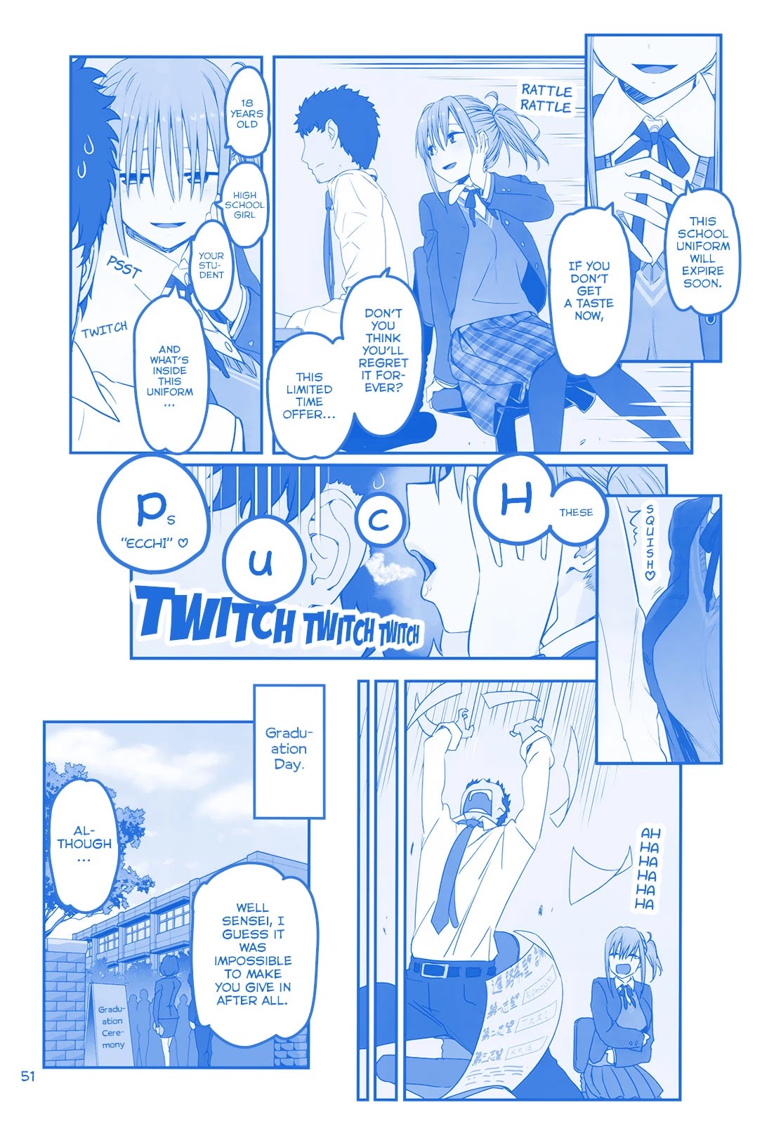 Getsuyoubi no Tawawa Chapter 12 page 15 - Chapter 12: Part IV: Maegami-chan (Bangs) Manga