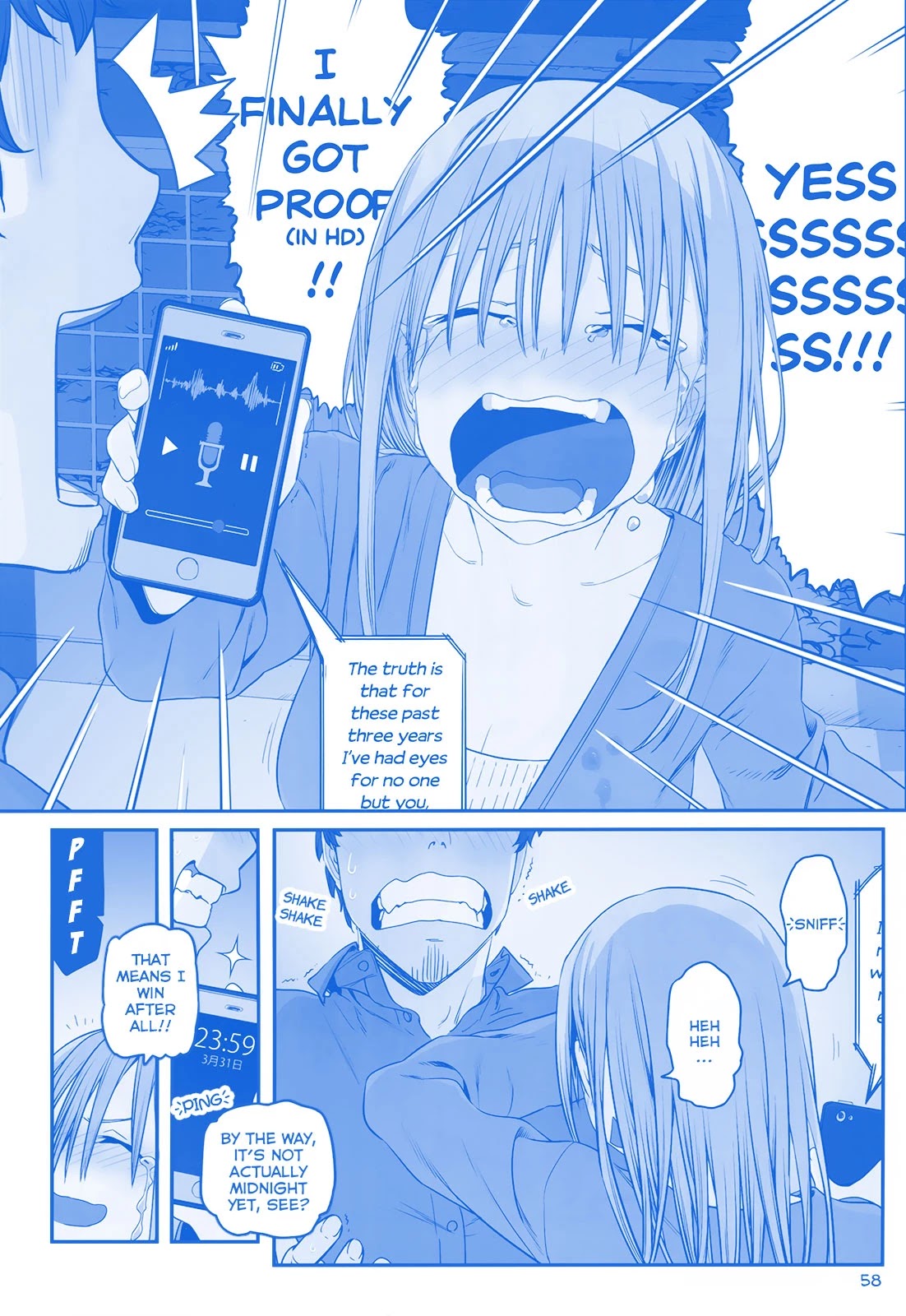 Getsuyoubi no Tawawa Chapter 12 page 22 - Chapter 12: Part IV: Maegami-chan (Bangs) Manga
