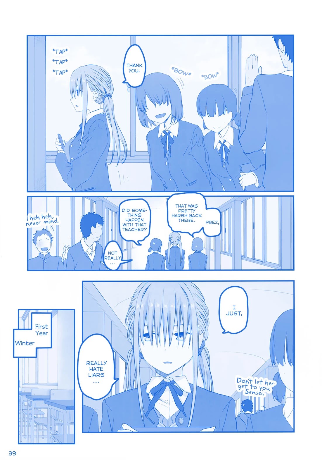 Getsuyoubi no Tawawa Chapter 12 page 3 - Chapter 12: Part IV: Maegami-chan (Bangs) Manga