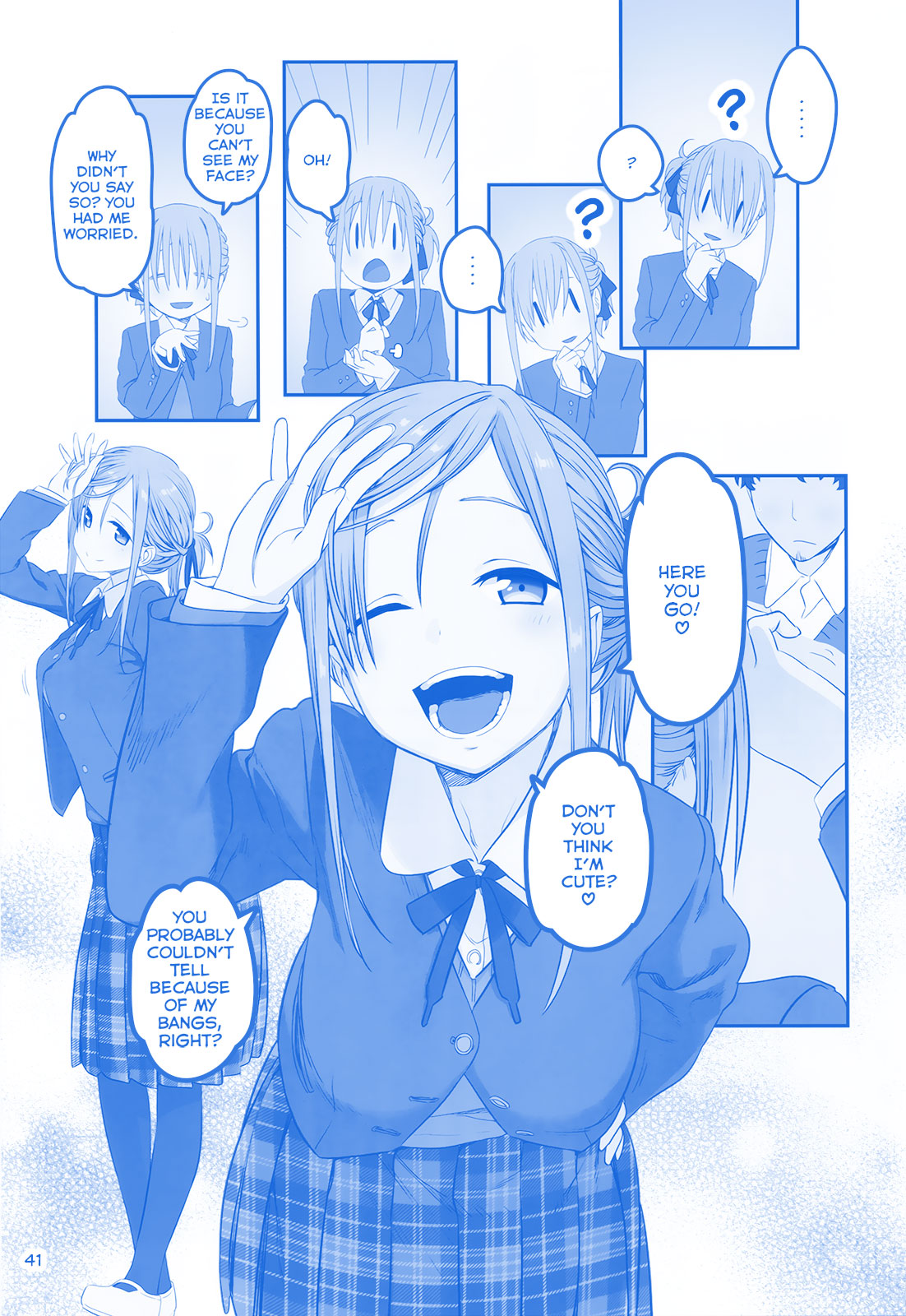 Getsuyoubi no Tawawa Chapter 12 page 5 - Chapter 12: Part IV: Maegami-chan (Bangs) Manga