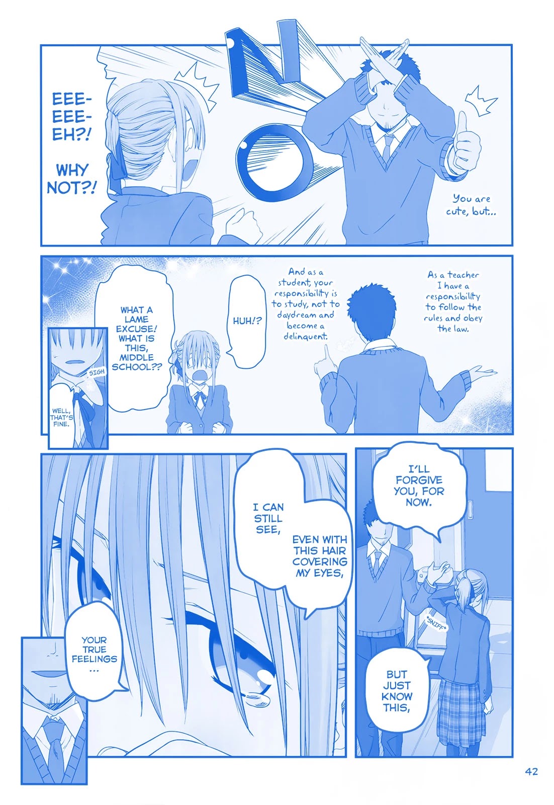 Getsuyoubi no Tawawa Chapter 12 page 6 - Chapter 12: Part IV: Maegami-chan (Bangs) Manga