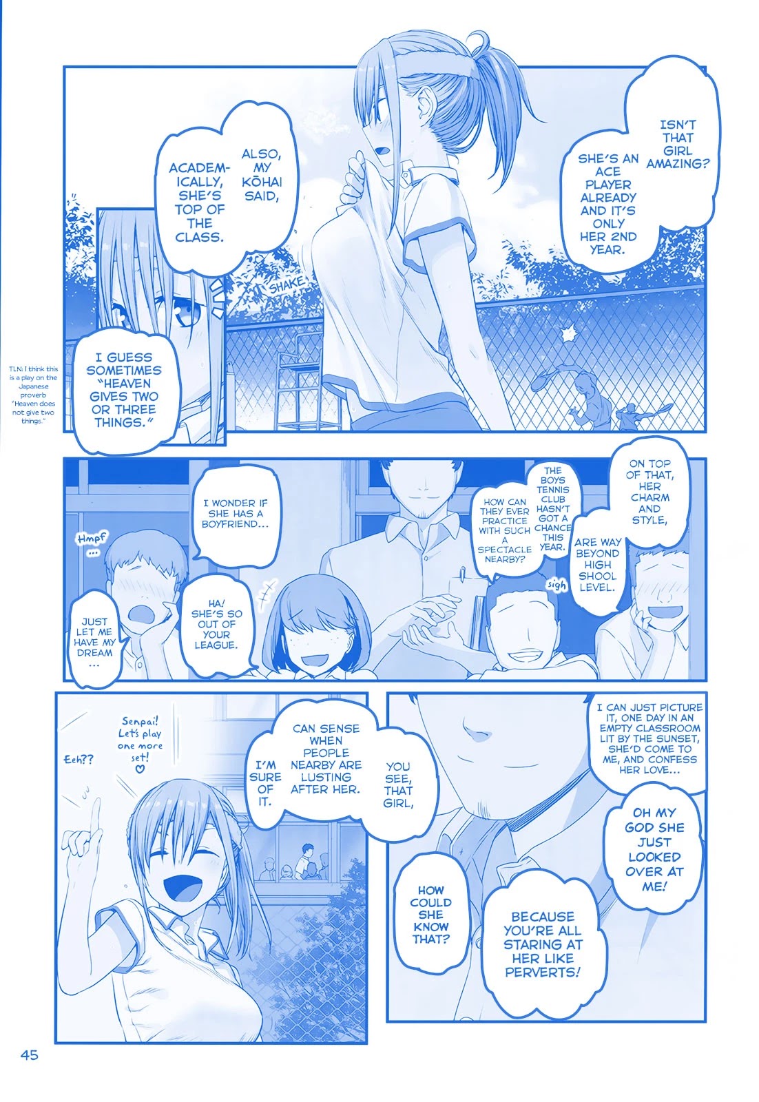 Getsuyoubi no Tawawa Chapter 12 page 9 - Chapter 12: Part IV: Maegami-chan (Bangs) Manga