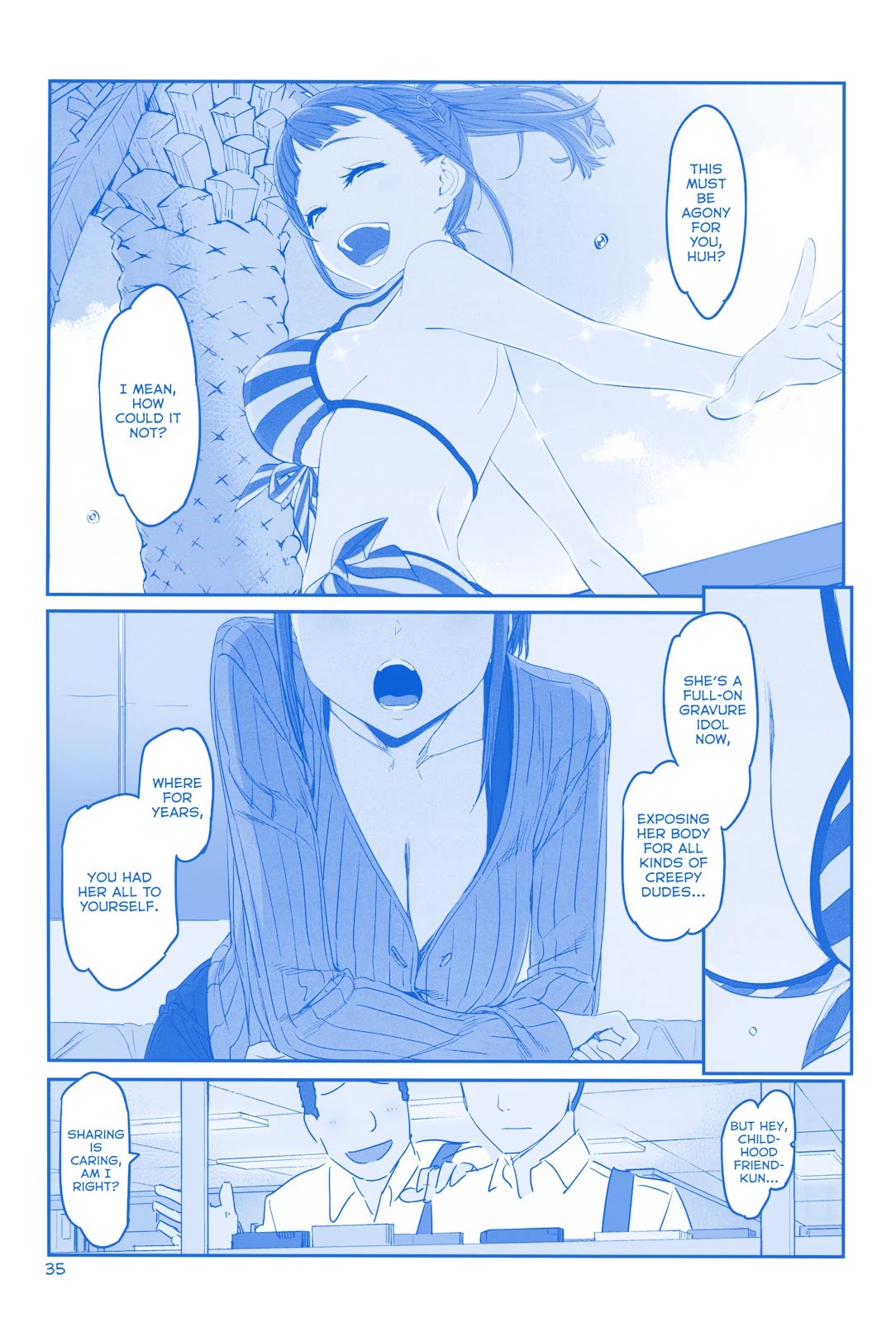 Getsuyoubi no Tawawa Chapter 16 page 11 - Chapter 16: Part V: Manga