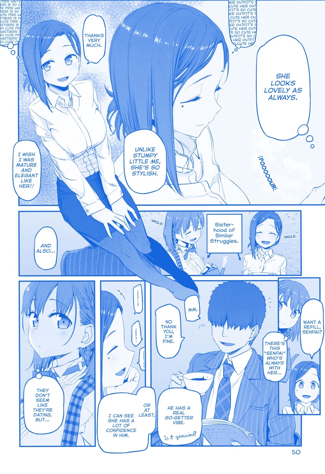 Getsuyoubi no Tawawa Chapter 19 page 14 - Chapter 19: Part VI: Manga
