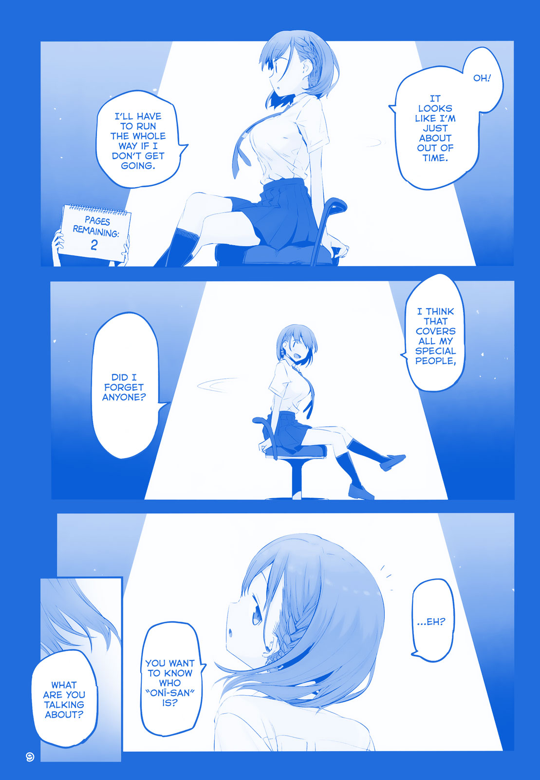 Getsuyoubi no Tawawa Chapter 20 page 9 - Chapter 20: Part VI: Bonus - Comiket 94 Special Edition