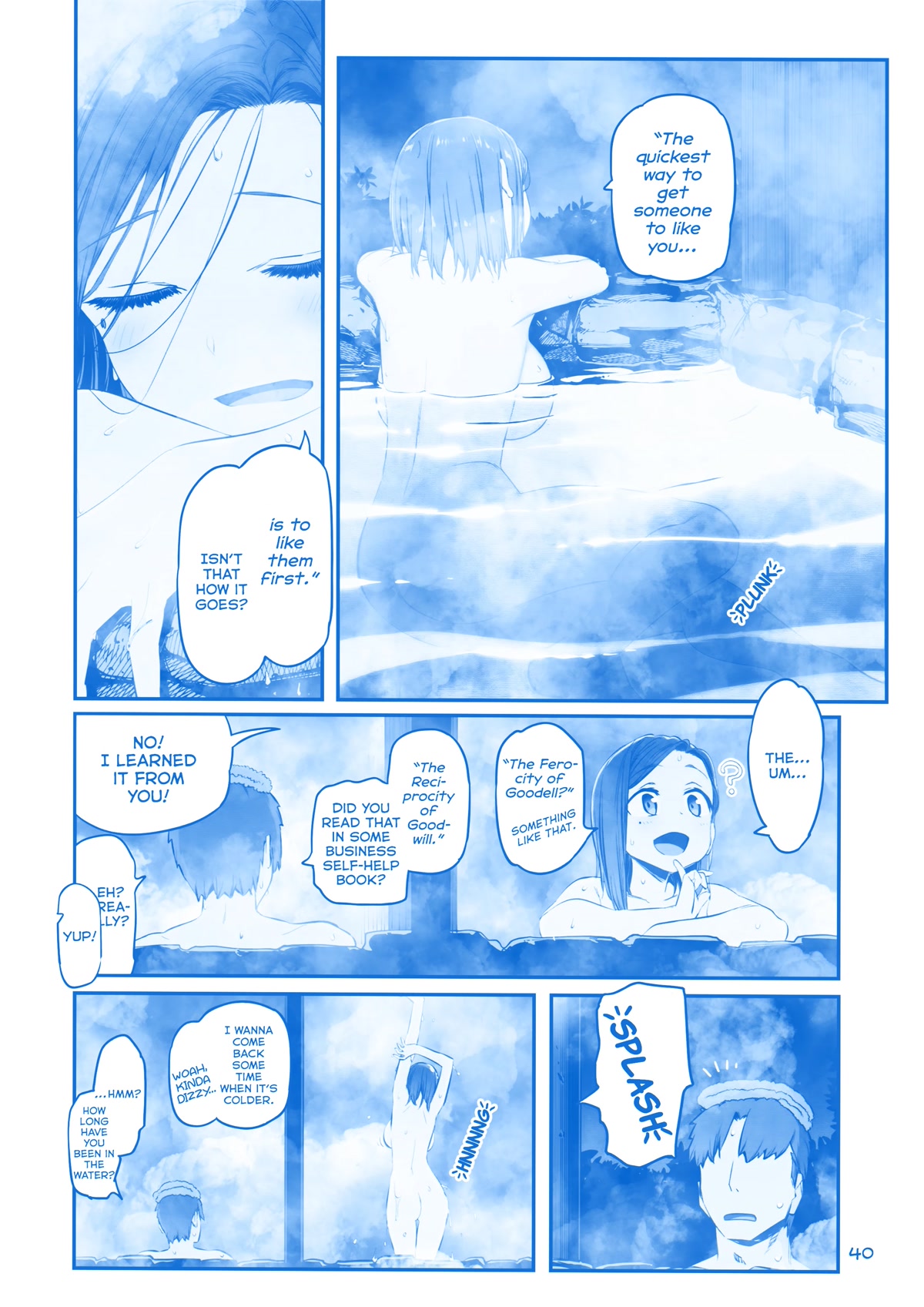 Getsuyoubi no Tawawa Chapter 29 page 12 - Chapter 29: Part IX - Manga: "Kouhai-chan and the Hot Spring"