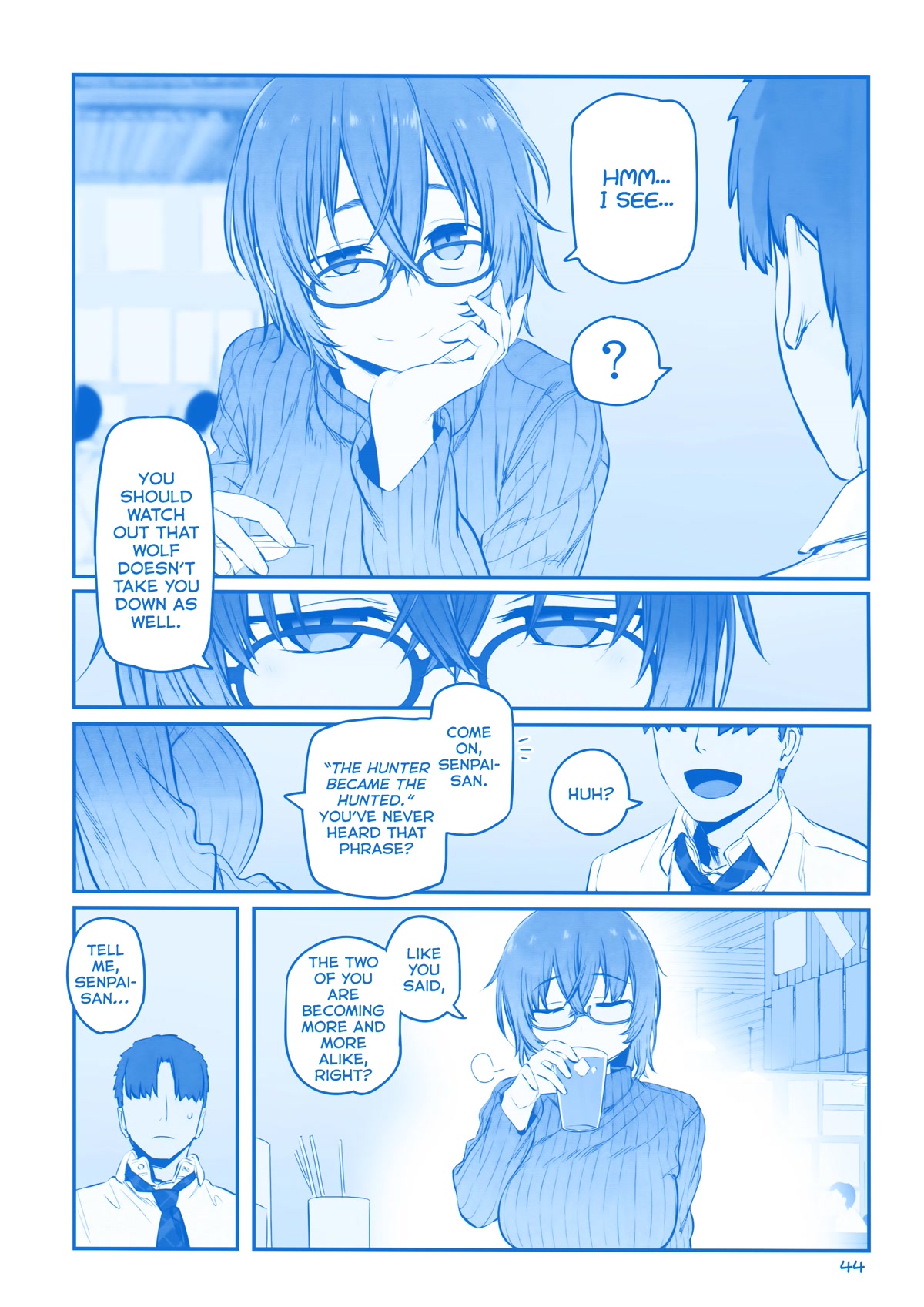 Getsuyoubi no Tawawa Chapter 29 page 16 - Chapter 29: Part IX - Manga: "Kouhai-chan and the Hot Spring"