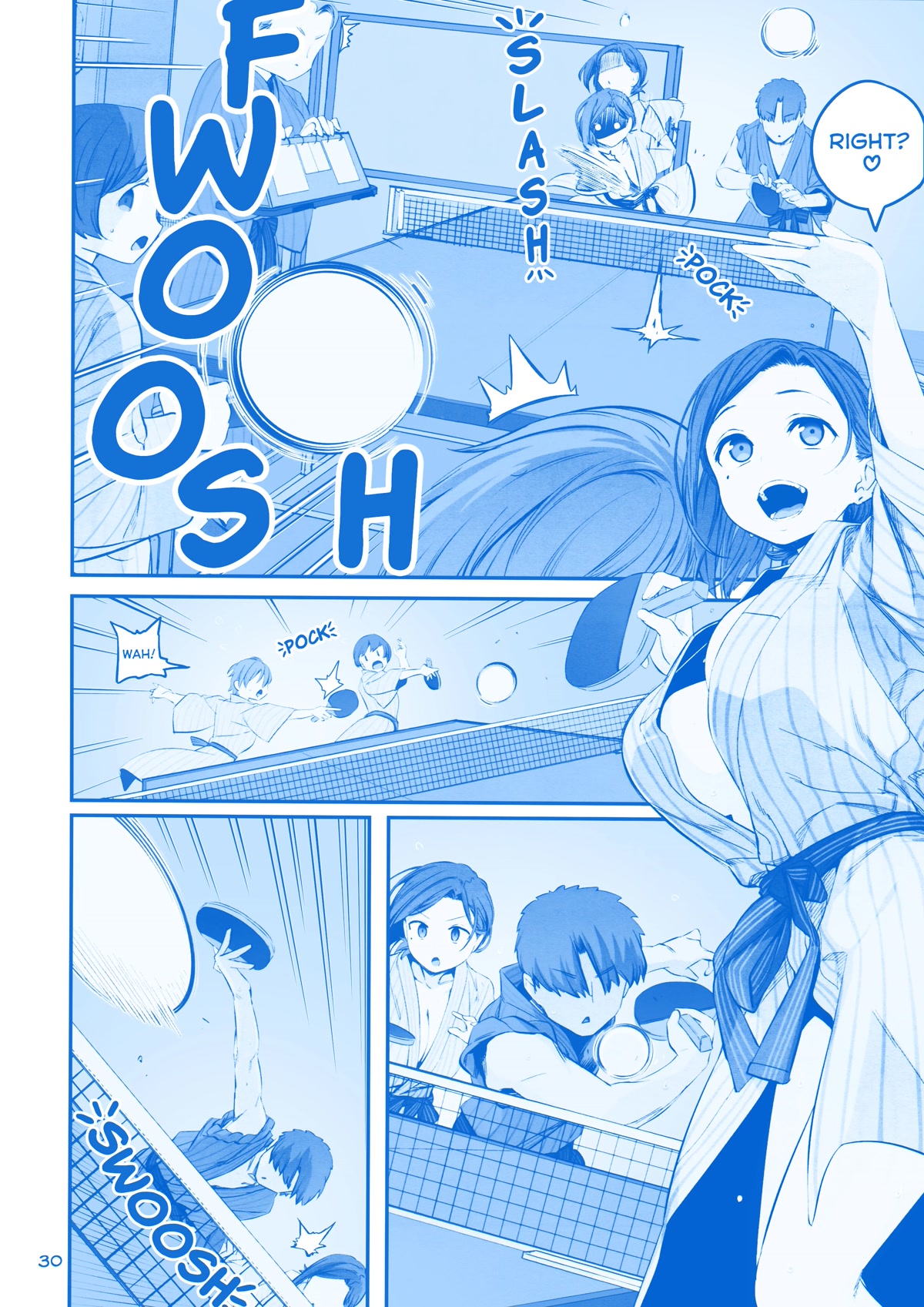Getsuyoubi no Tawawa Chapter 29 page 2 - Chapter 29: Part IX - Manga: "Kouhai-chan and the Hot Spring"