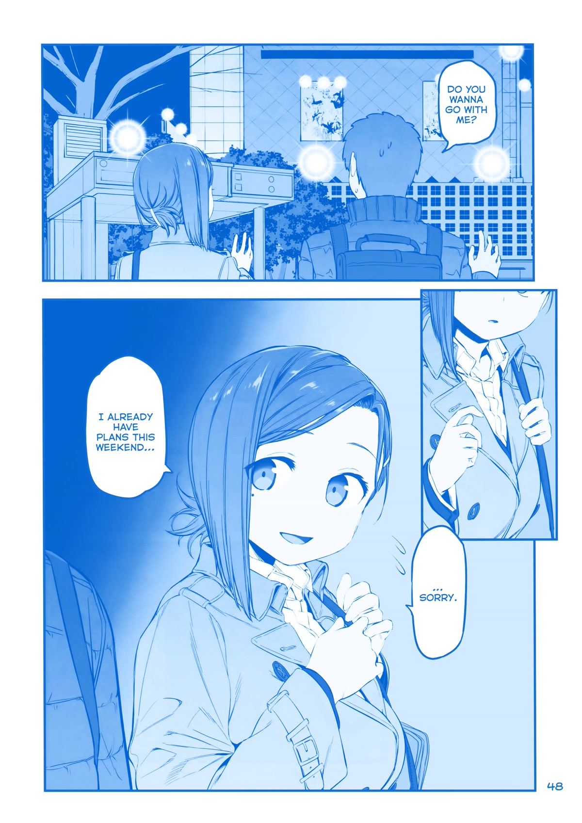 Getsuyoubi no Tawawa Chapter 29 page 20 - Chapter 29: Part IX - Manga: "Kouhai-chan and the Hot Spring"