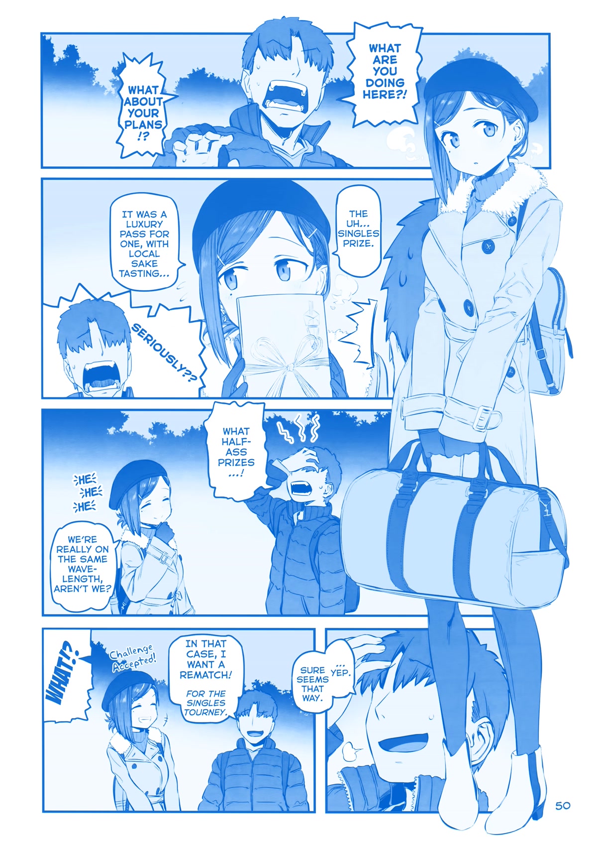 Getsuyoubi no Tawawa Chapter 29 page 22 - Chapter 29: Part IX - Manga: "Kouhai-chan and the Hot Spring"