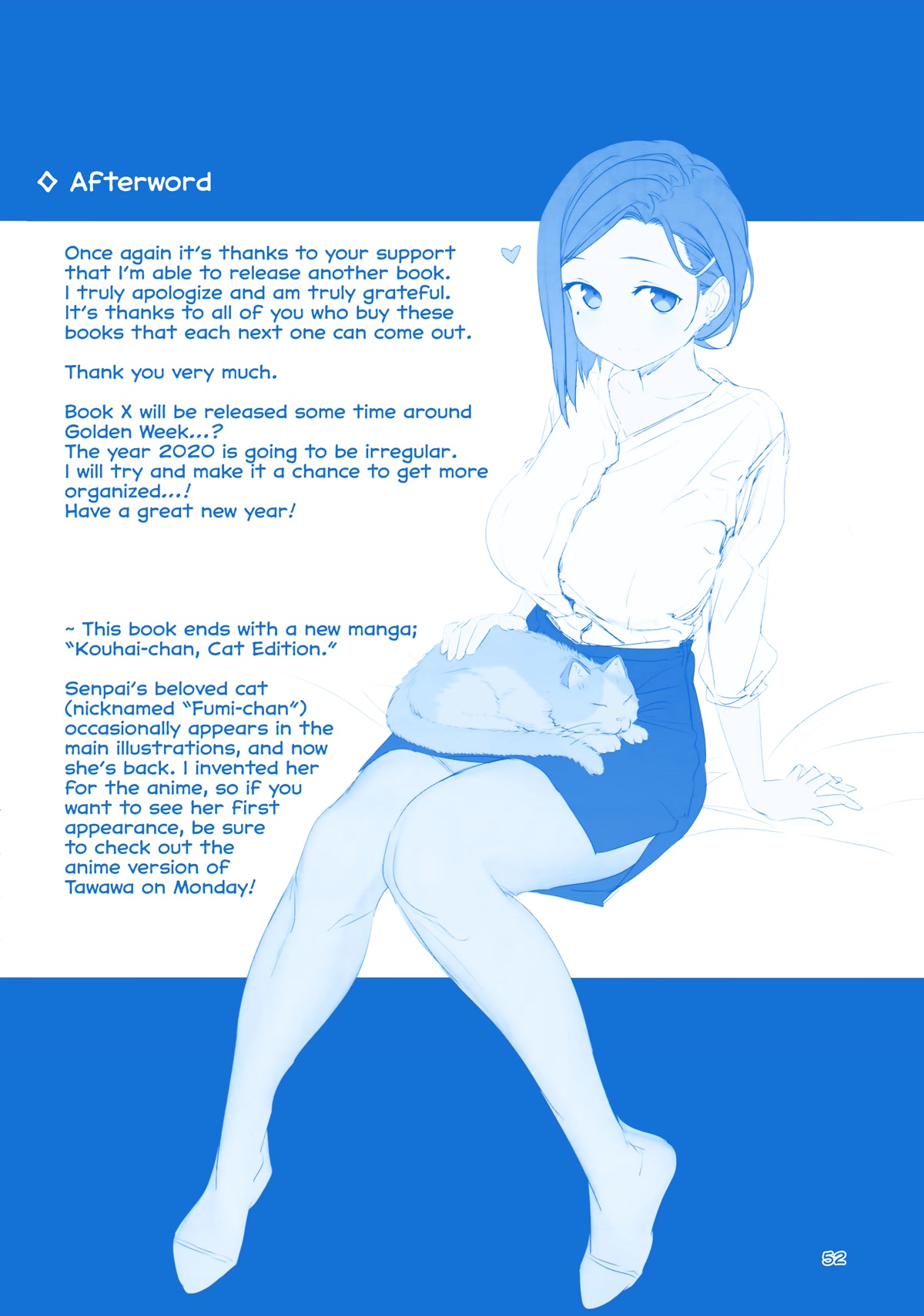 Getsuyoubi no Tawawa Chapter 29 page 24 - Chapter 29: Part IX - Manga: "Kouhai-chan and the Hot Spring"