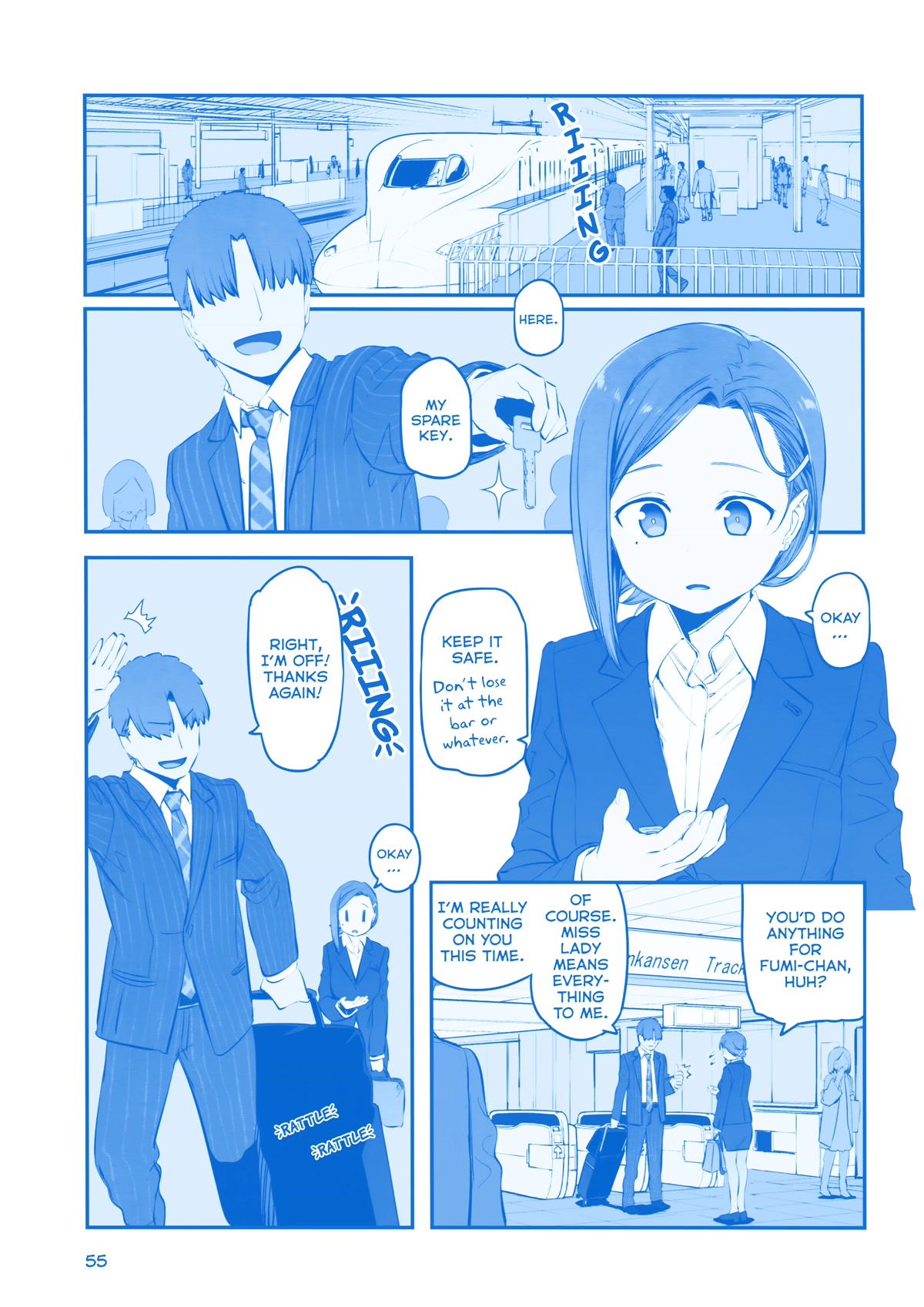 Getsuyoubi no Tawawa Chapter 30 page 3 - Chapter 30: Part IX - Manga: "Kouhai-chan and the Cat"