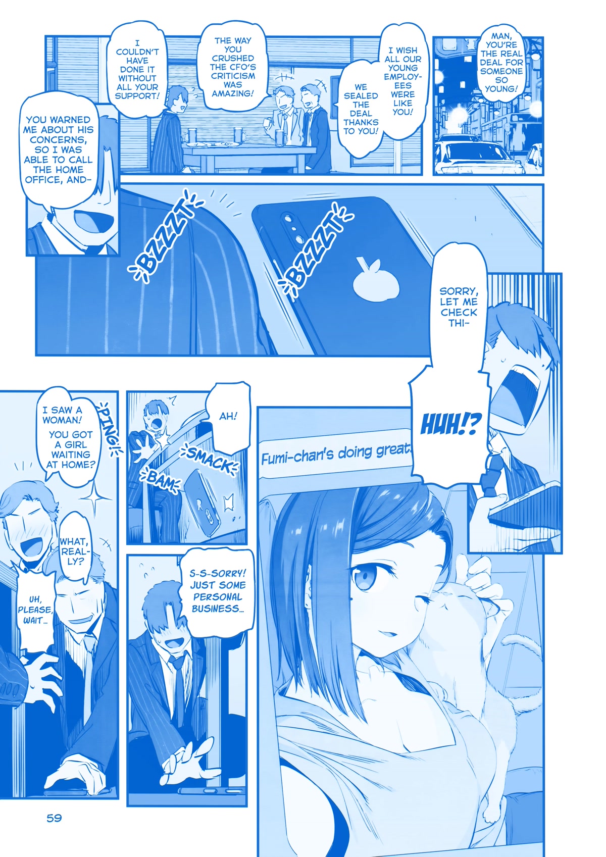 Getsuyoubi no Tawawa Chapter 30 page 7 - Chapter 30: Part IX - Manga: "Kouhai-chan and the Cat"
