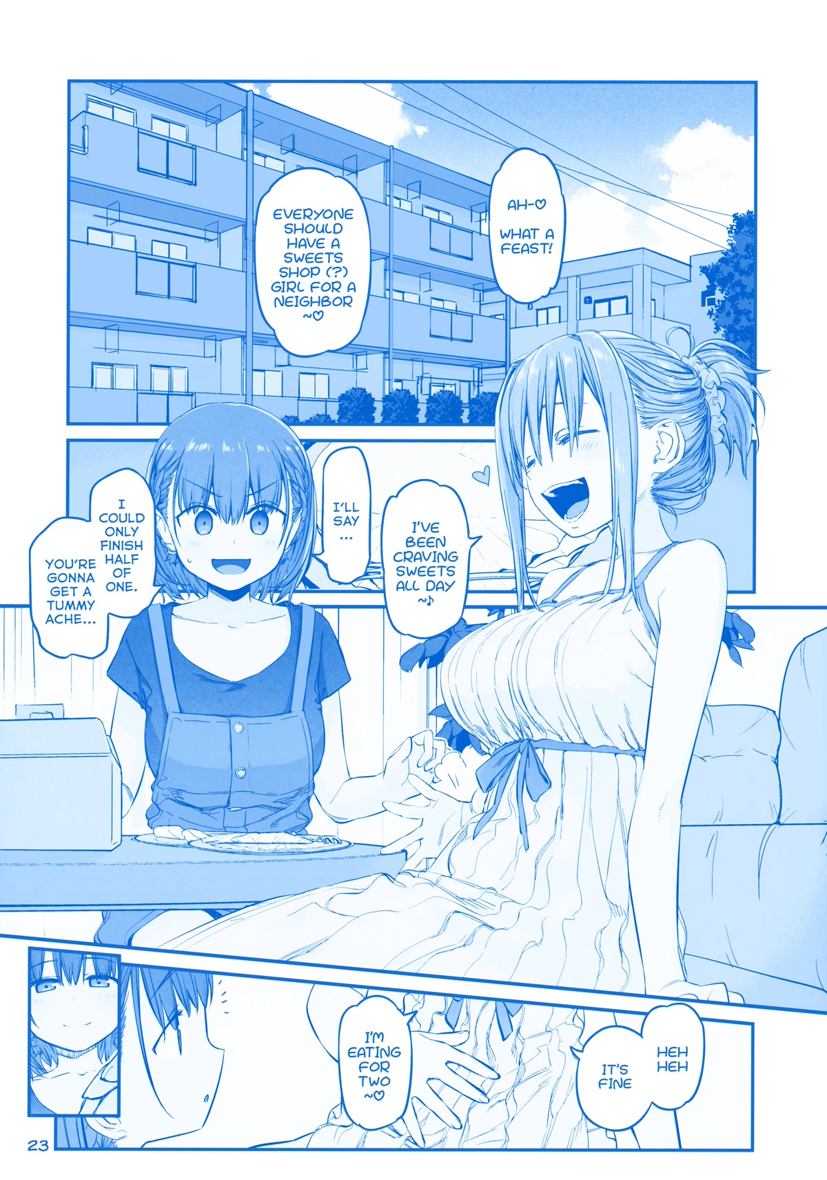 Getsuyoubi no Tawawa Chapter 33 page 2 - Chapter 33: Extra: Unpublished Story: "Newlywed Neighbors" (Ai-chan / Maegami)