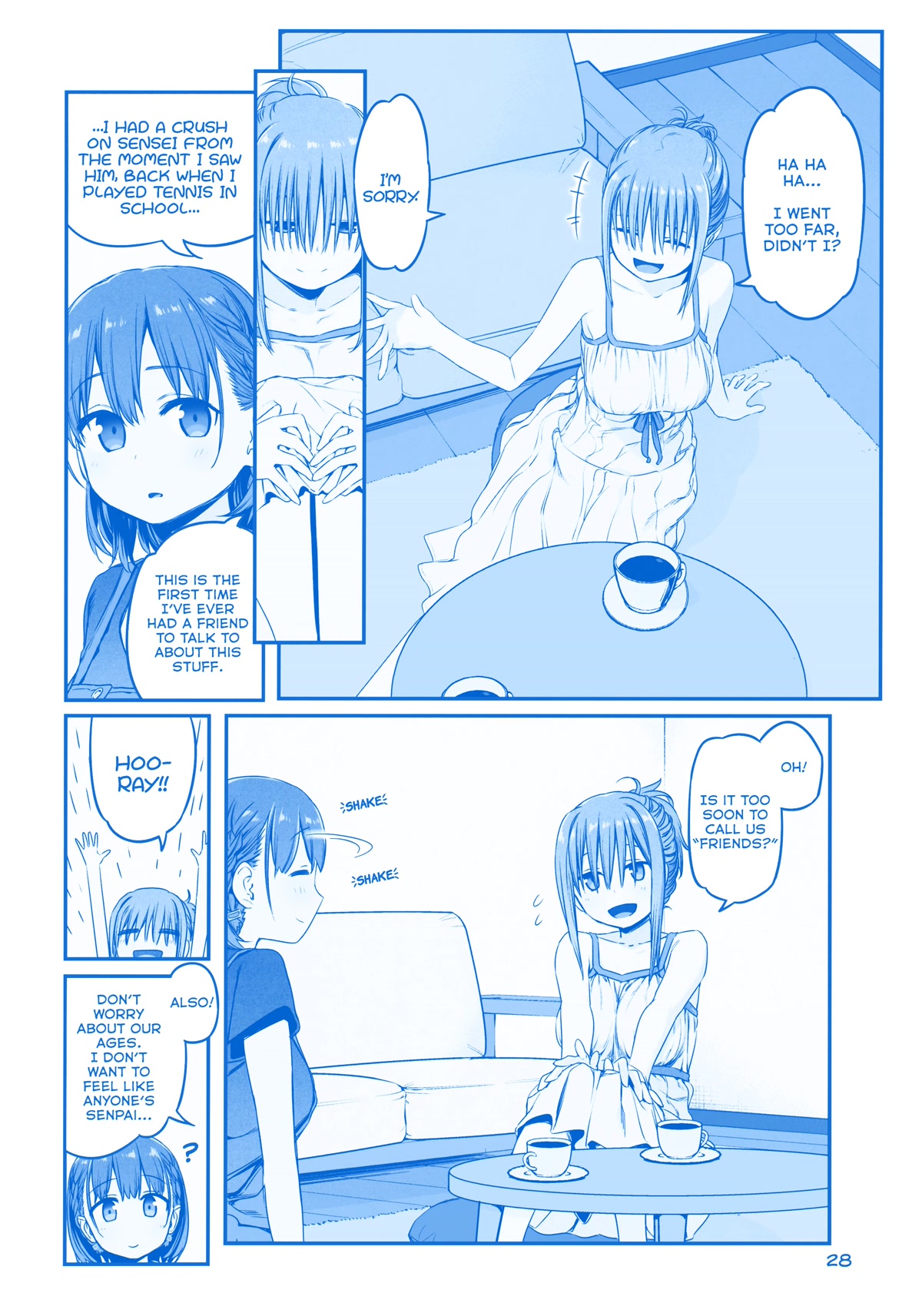 Getsuyoubi no Tawawa Chapter 33 page 7 - Chapter 33: Extra: Unpublished Story: "Newlywed Neighbors" (Ai-chan / Maegami)