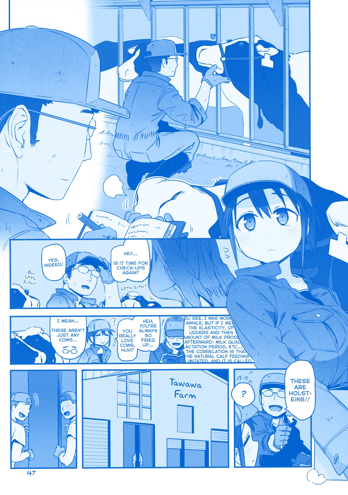 Getsuyoubi no Tawawa Chapter 35 page 3 - Chapter 35: Extra: New Story: "Holstein" (Dairy-chan)