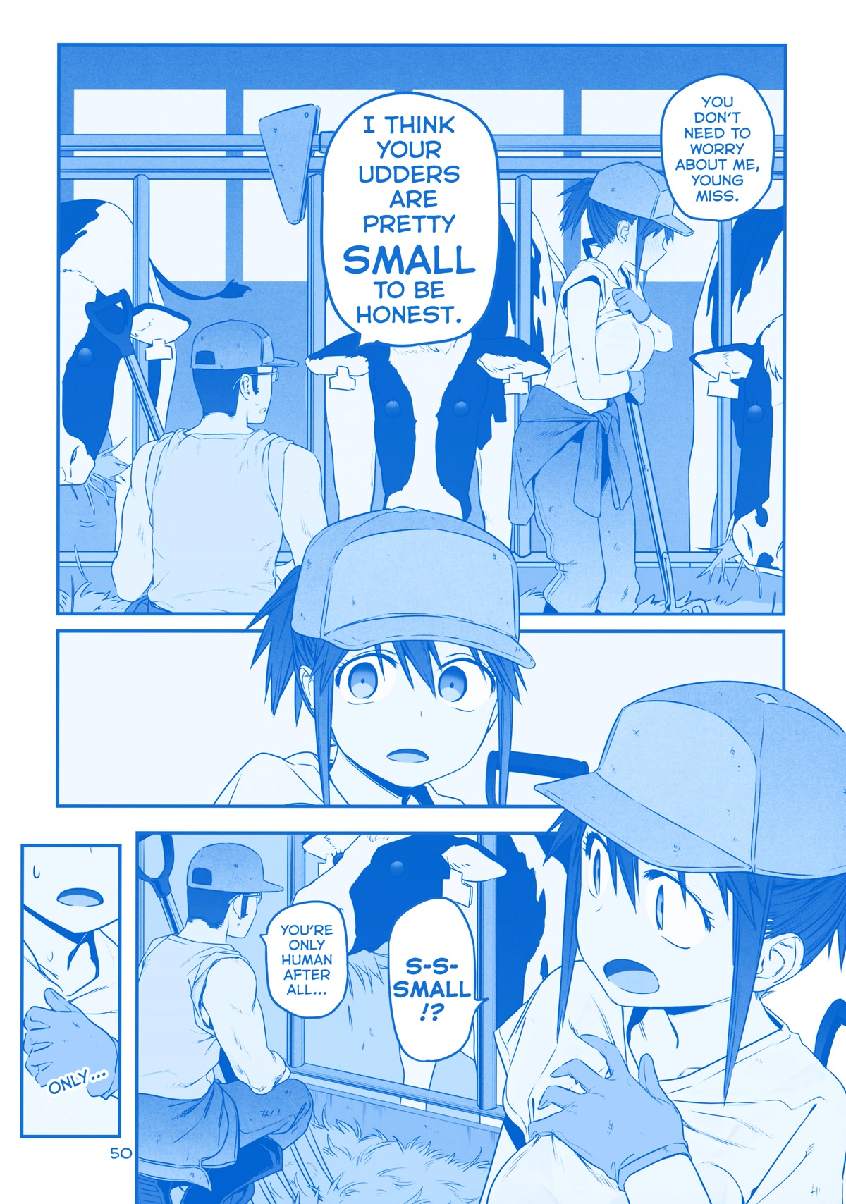 Getsuyoubi no Tawawa Chapter 35 page 6 - Chapter 35: Extra: New Story: "Holstein" (Dairy-chan)
