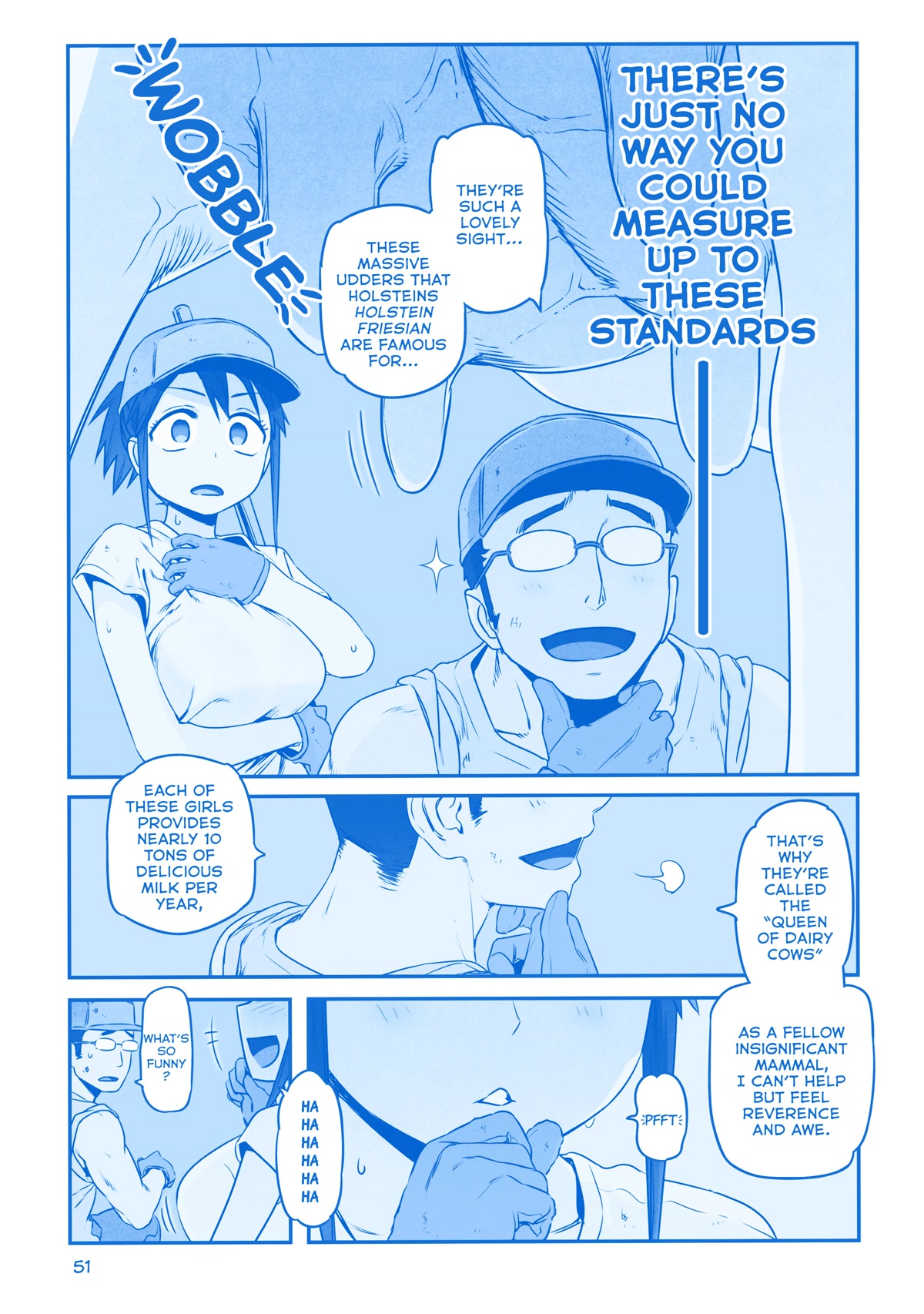 Getsuyoubi no Tawawa Chapter 35 page 7 - Chapter 35: Extra: New Story: "Holstein" (Dairy-chan)