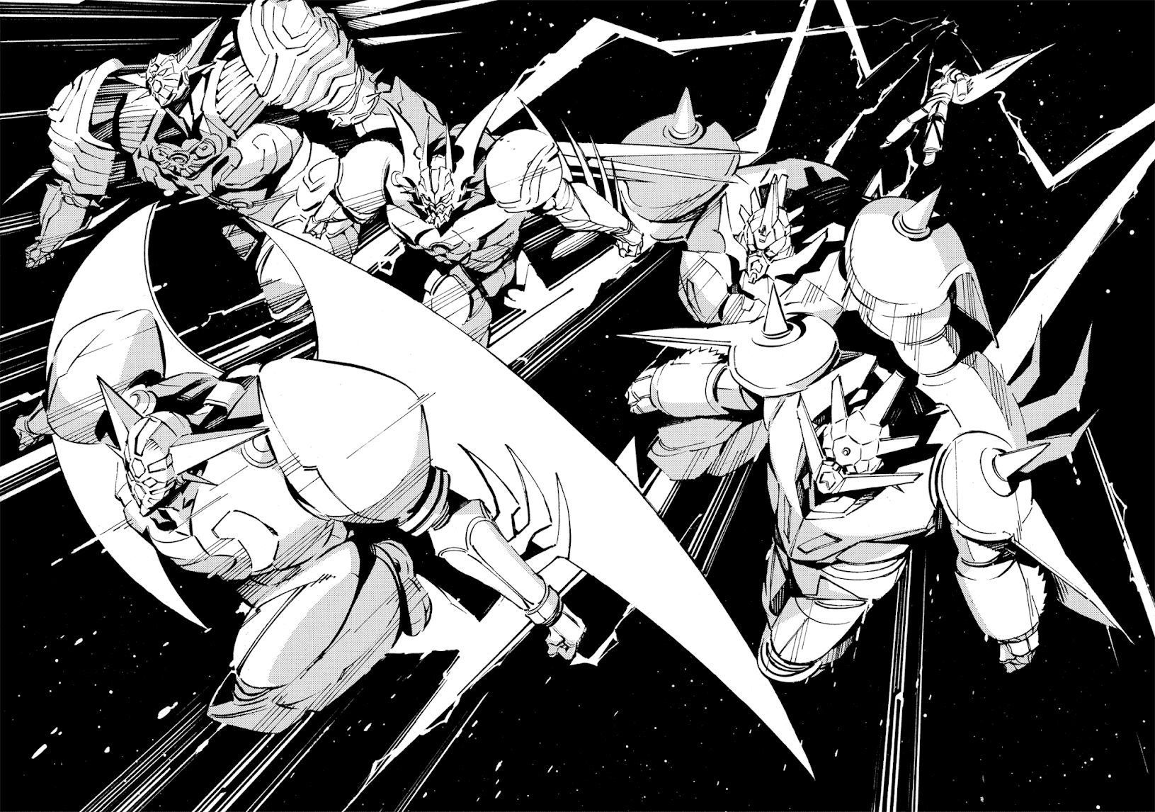 Getter Robo Anthology - Shinka no Ishi Chapter 1.2 page 21 - Chapter 1 v2 : The Final Ten Seconds of Space by Shimizu Eiichi × Shimoguchi Tomoh...
