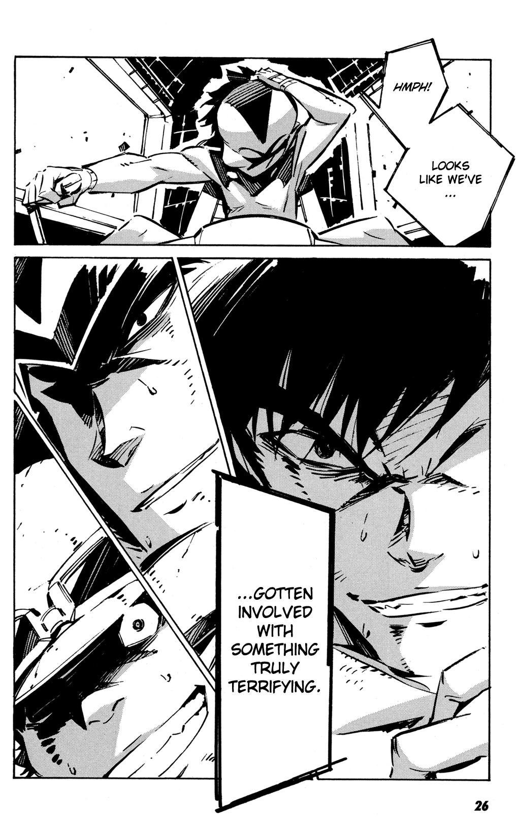 Getter Robo Anthology - Shinka no Ishi Chapter 1.2 page 26 - Chapter 1 v2 : The Final Ten Seconds of Space by Shimizu Eiichi × Shimoguchi Tomoh...