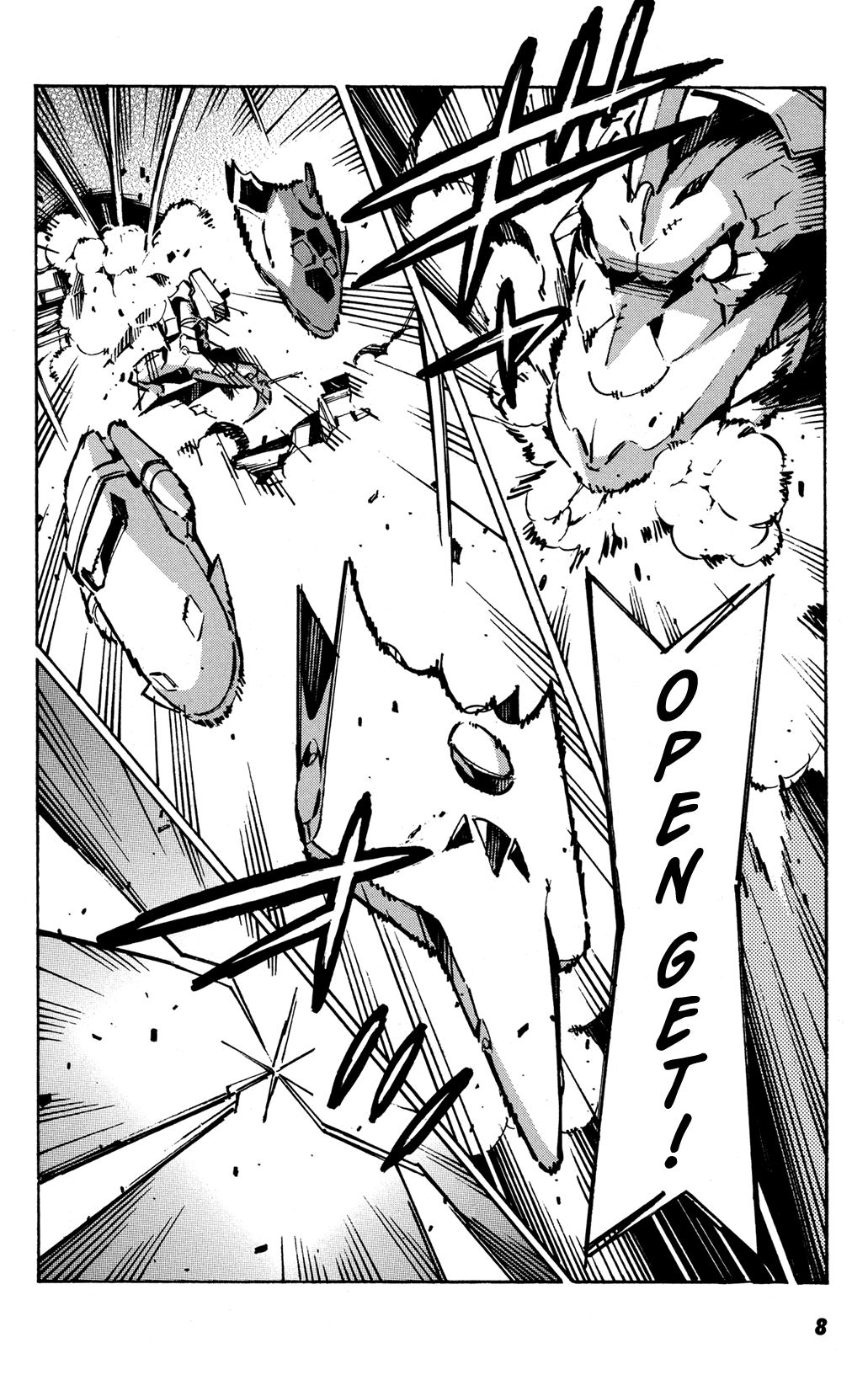 Getter Robo Anthology - Shinka no Ishi Chapter 1.2 page 9 - Chapter 1 v2 : The Final Ten Seconds of Space by Shimizu Eiichi × Shimoguchi Tomoh...