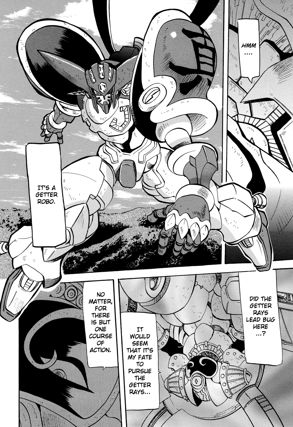 Getter Robo Anthology - Shinka no Ishi Chapter 2.2 page 3 - Chapter 2 v2 : Final Destination by Tsushima Naoto