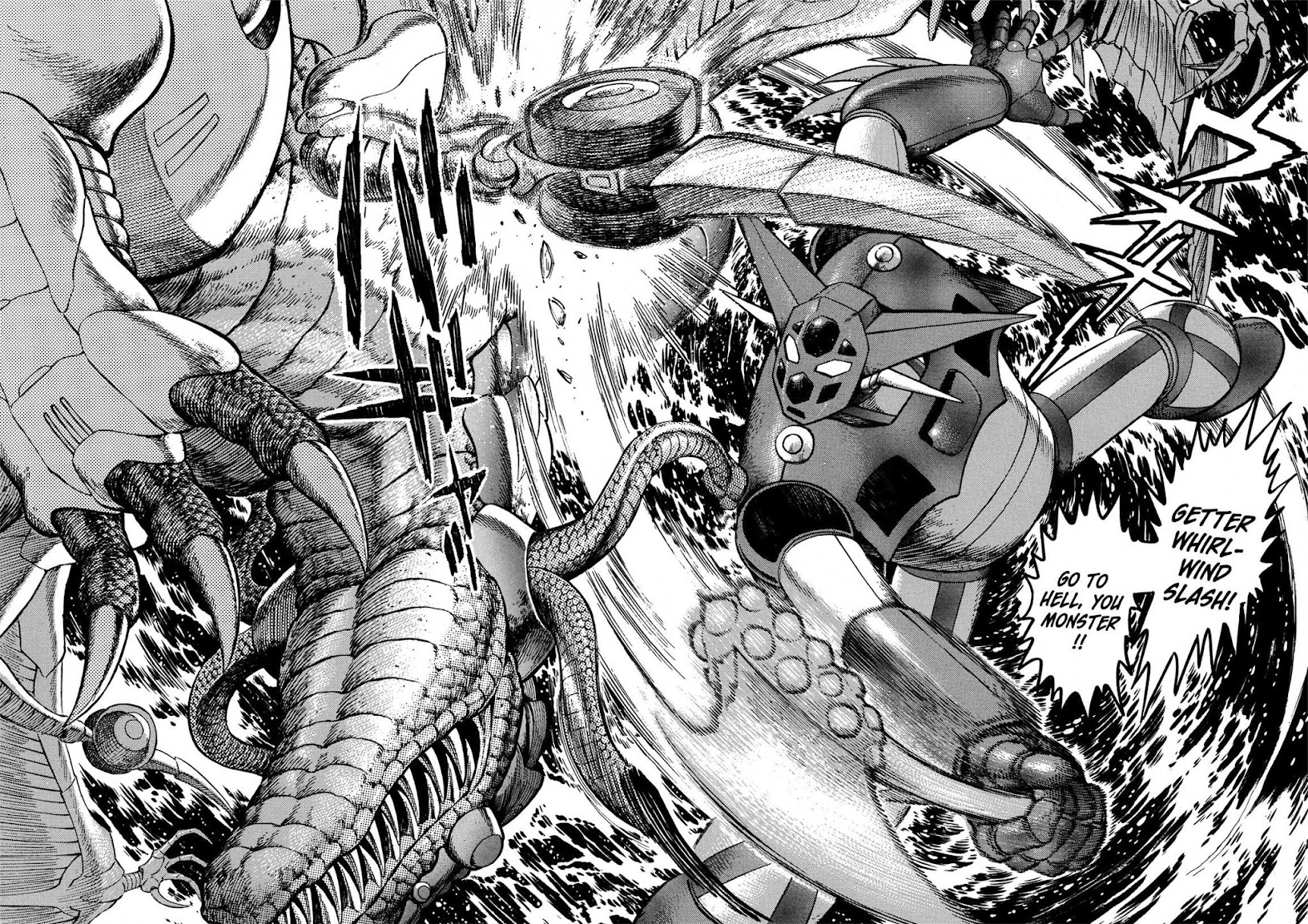 Getter Robo Anthology - Shinka no Ishi Chapter 3.2 page 16 - Chapter 3 v2 : The Girl from the Dinosaur Empire by Nagai Go & Dynamic Pro