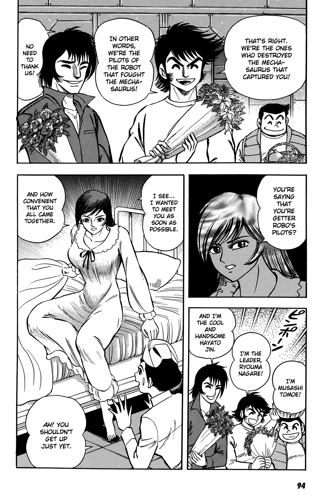 Getter Robo Anthology - Shinka no Ishi Chapter 3.2 page 25 - Chapter 3 v2 : The Girl from the Dinosaur Empire by Nagai Go & Dynamic Pro