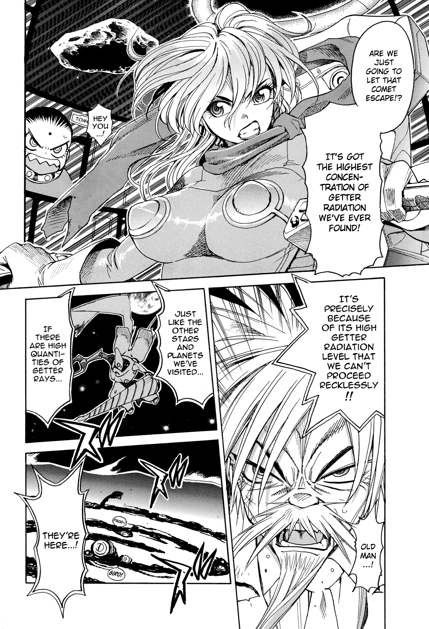 Getter Robo Anthology - Shinka no Ishi Chapter 4.2 page 3 - Chapter 4 v2 : Will of the Universe by Ooi Masakazu