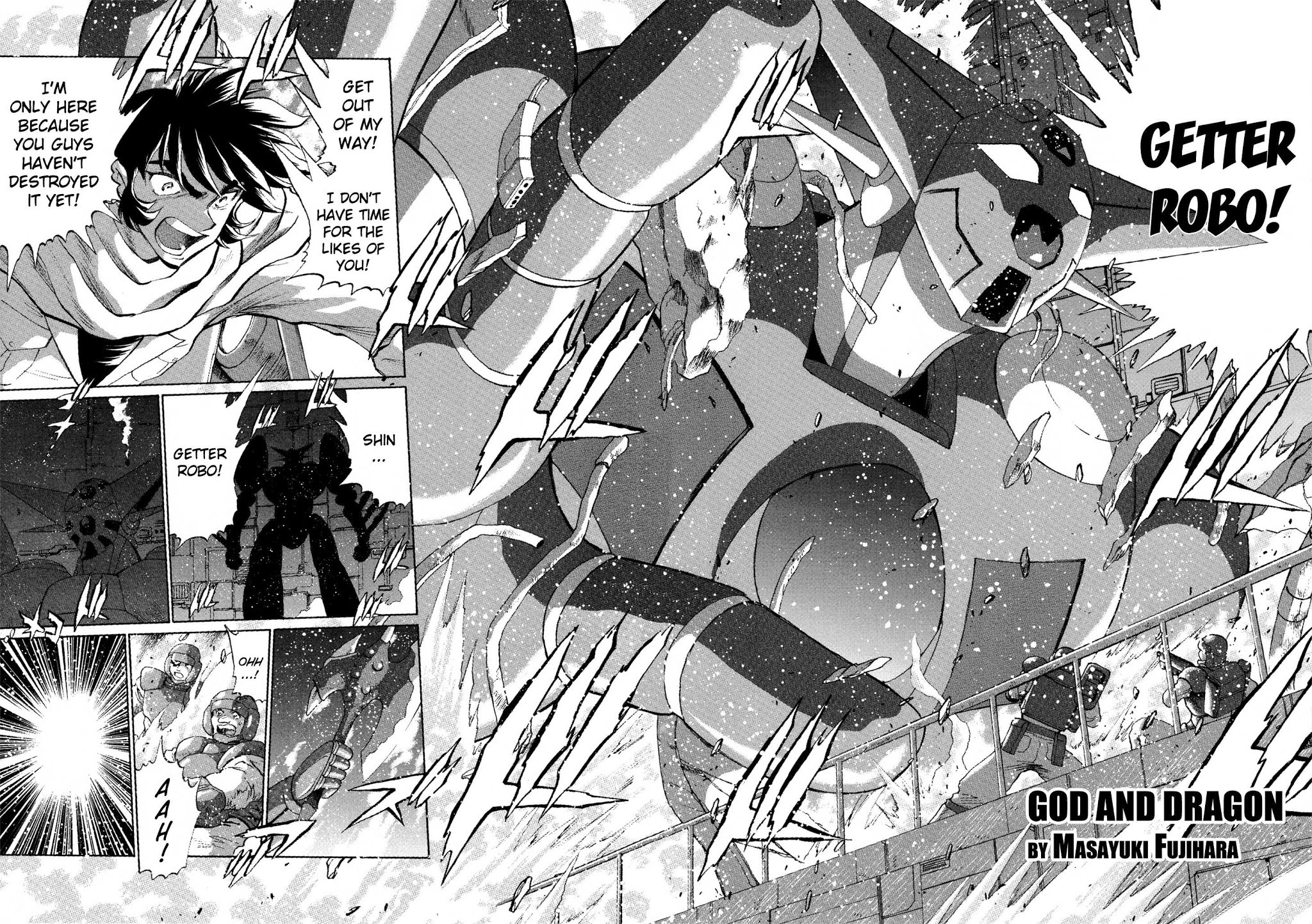 Getter Robo Anthology - Shinka no Ishi Chapter 5.2 page 2 - Chapter 5 v2 : God and Dragon by Fujihara Masayuki