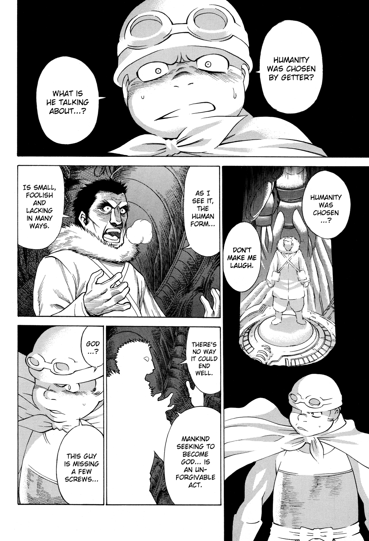Getter Robo Anthology - Shinka no Ishi Chapter 6.2 page 9 - Chapter 6 v2 : Getter Robo Go - United Robot Army by Imaishi Hiroyuki [End]
