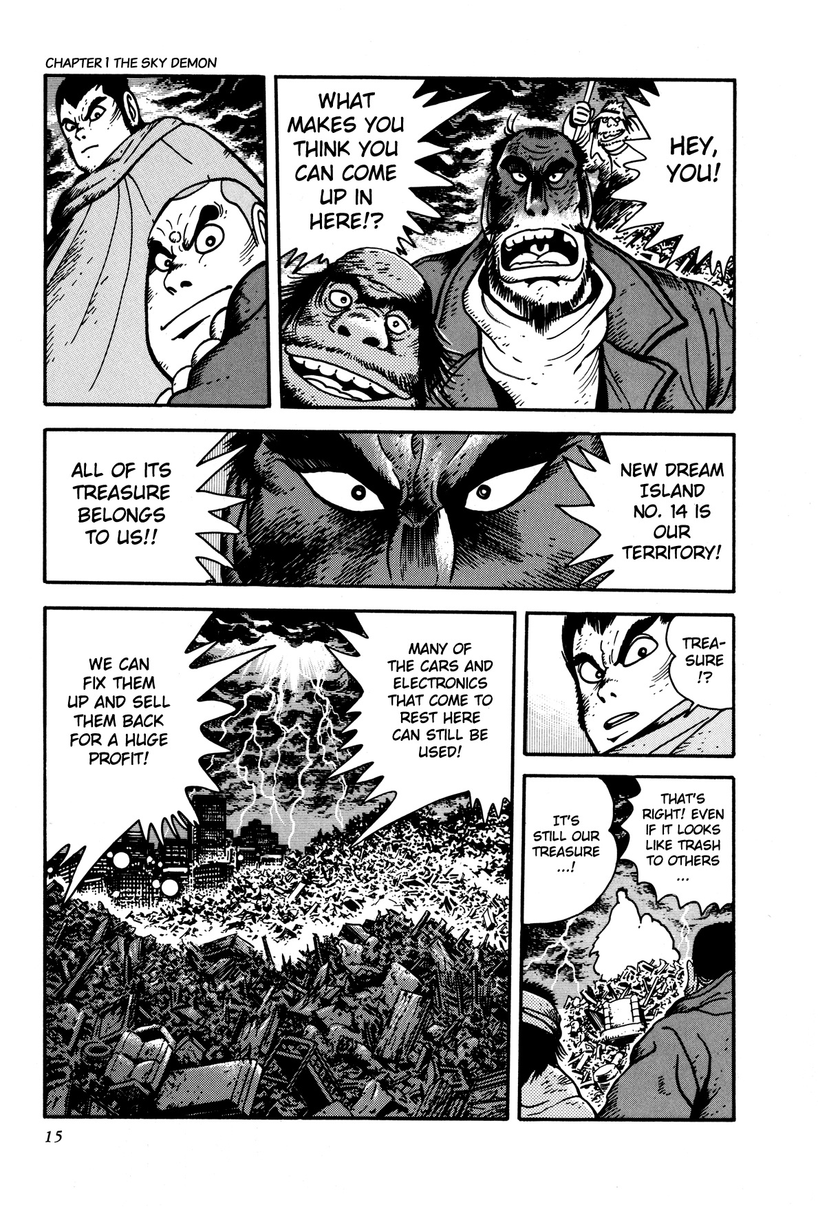 Getter Robo Arc Chapter 1.2 page 15 - Chapter 1 v2 : The Sky Demon