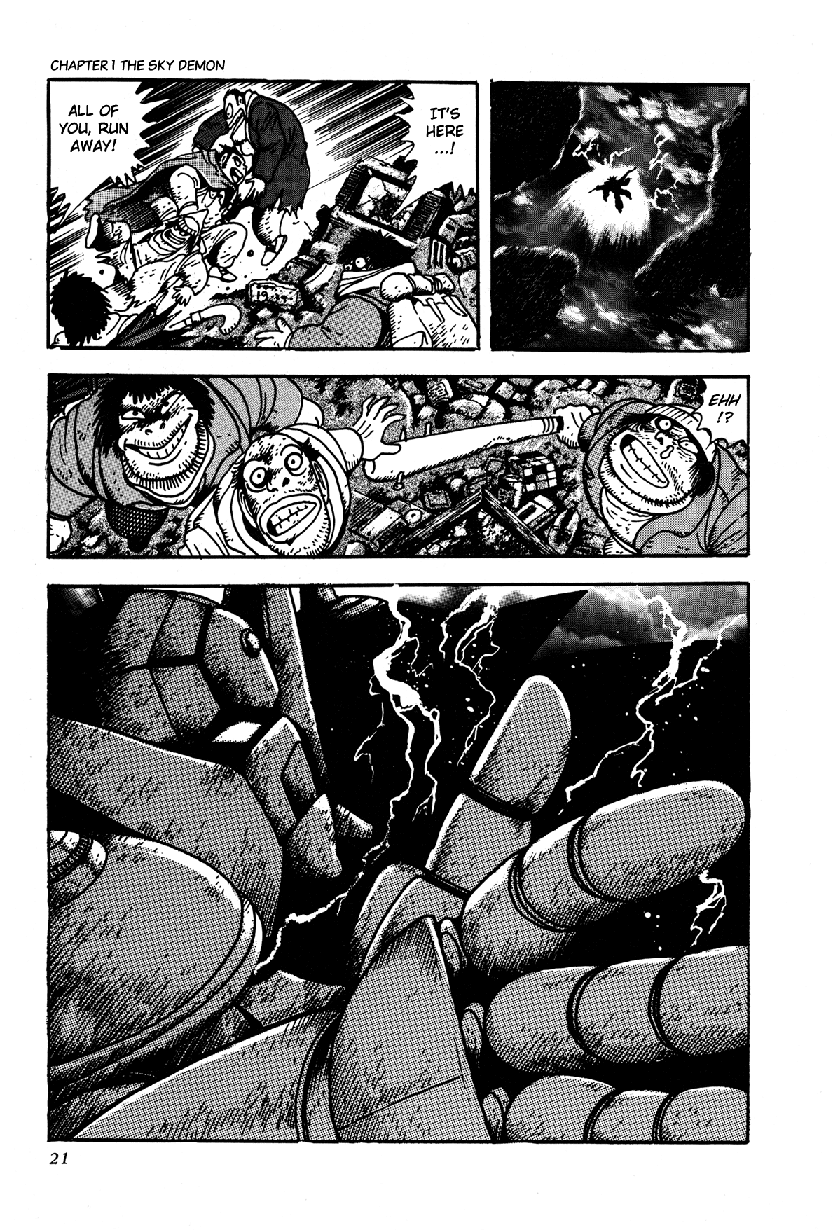 Getter Robo Arc Chapter 1.2 page 21 - Chapter 1 v2 : The Sky Demon