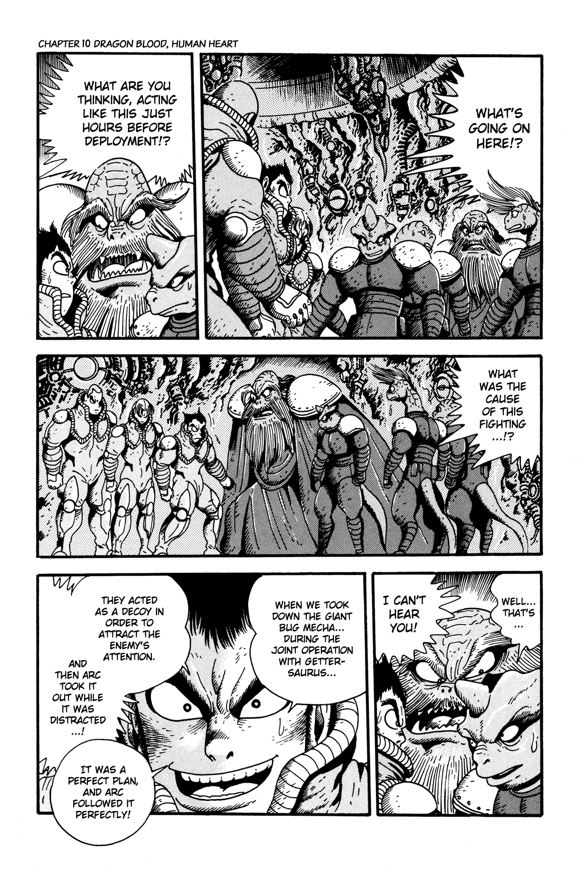 Getter Robo Arc Chapter 10.2 page 14 - Chapter 10 v2 : Dragon Blood, Human Heart