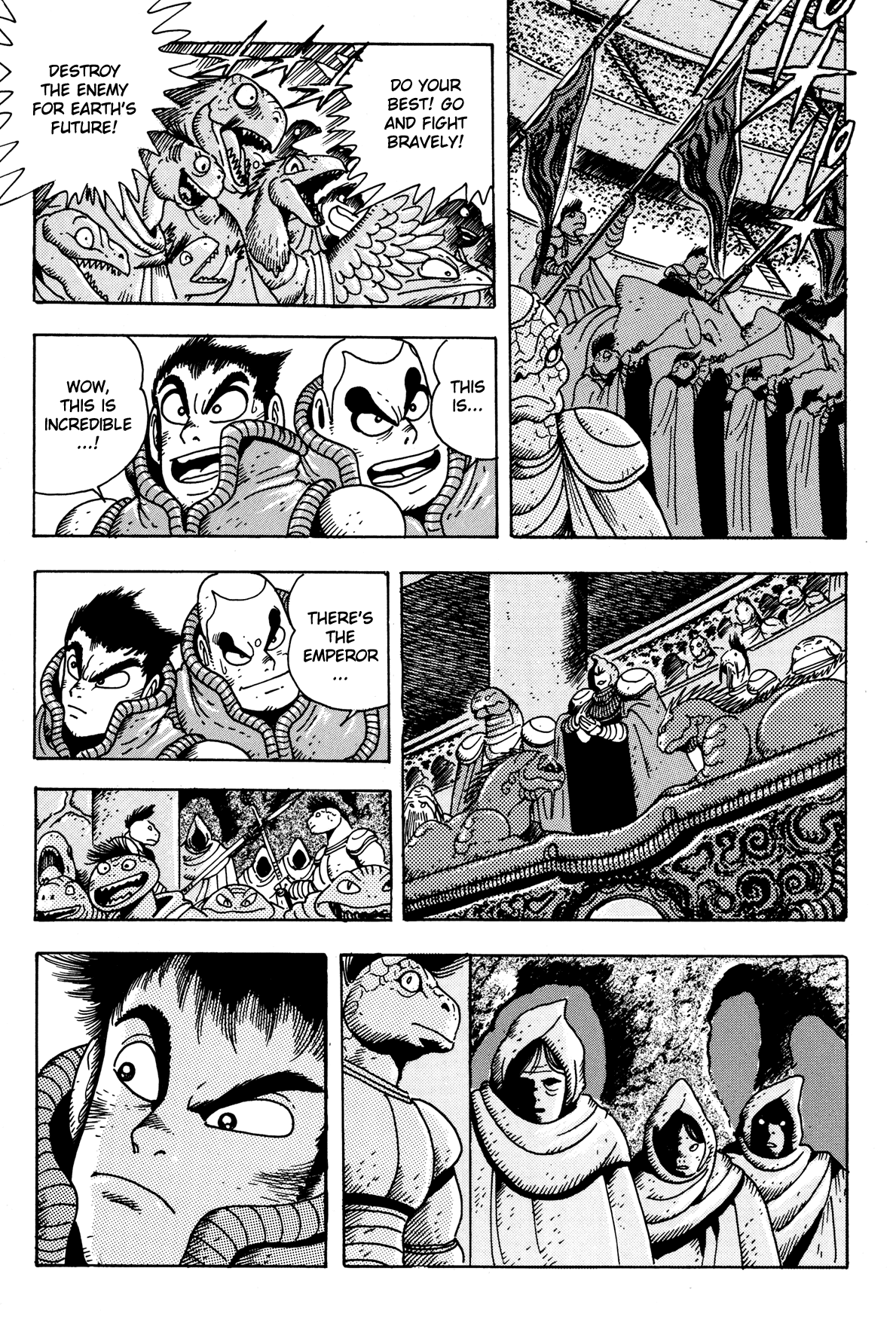 Getter Robo Arc Chapter 10.2 page 34 - Chapter 10 v2 : Dragon Blood, Human Heart