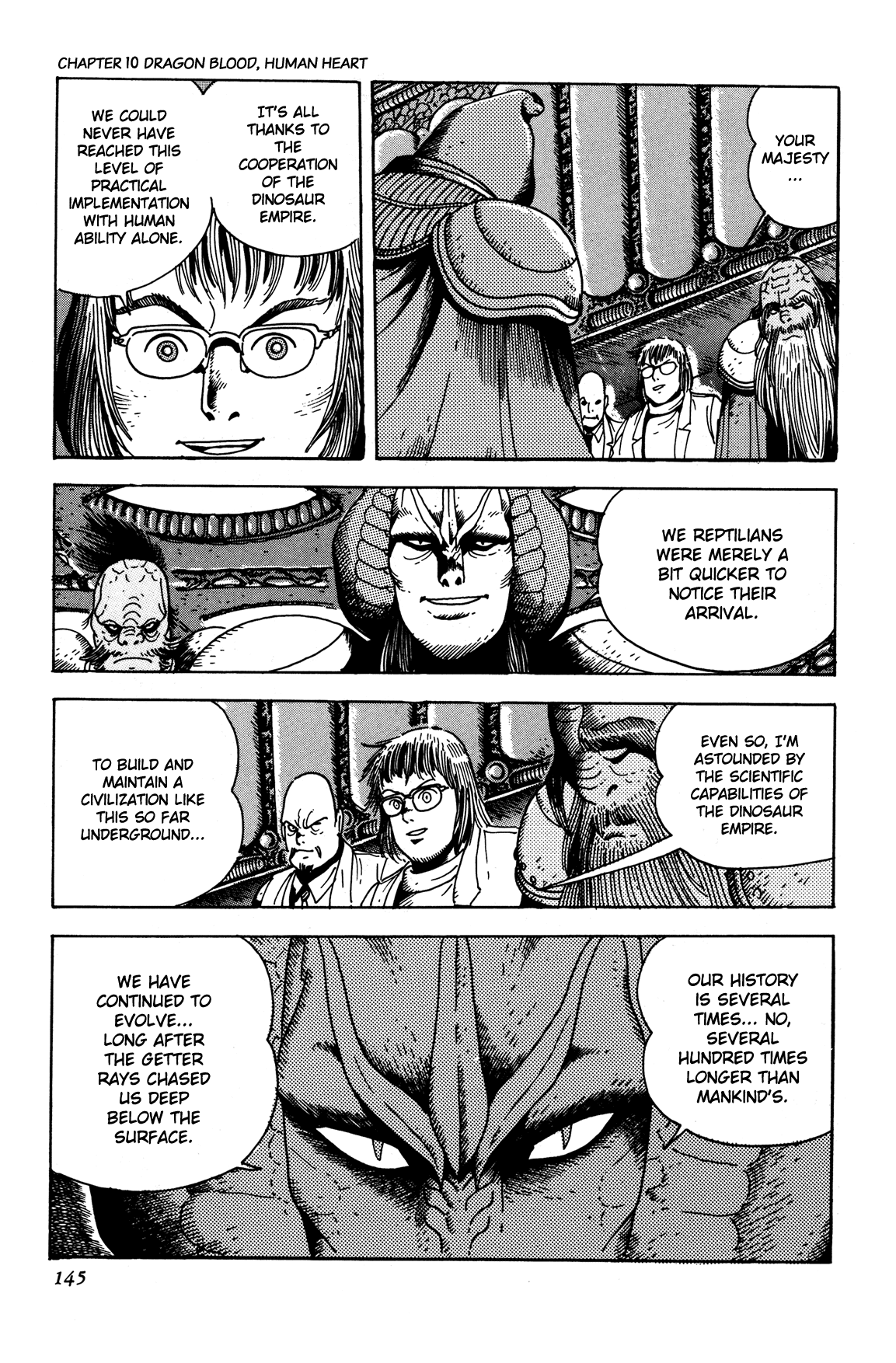 Getter Robo Arc Chapter 10.2 page 8 - Chapter 10 v2 : Dragon Blood, Human Heart