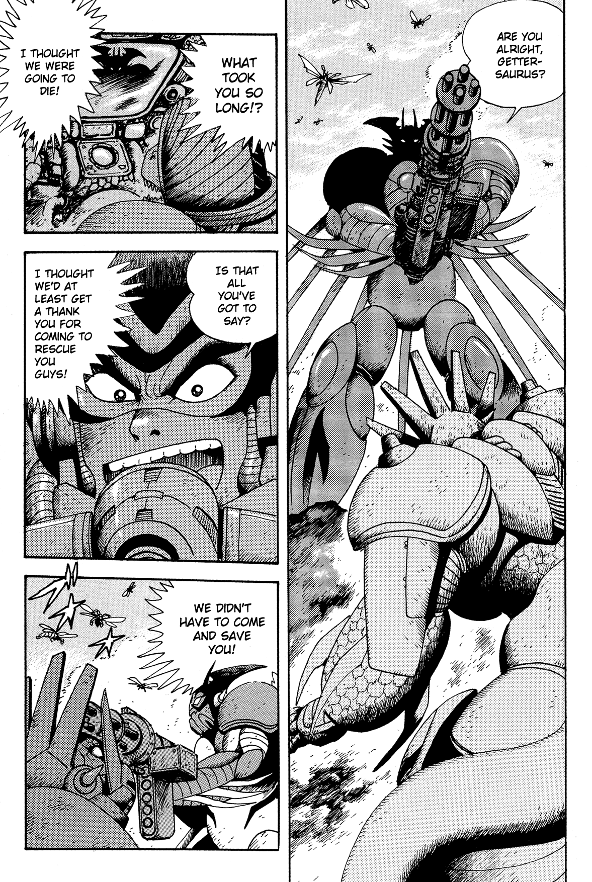 Getter Robo Arc Chapter 12.2 page 13 - Chapter 12 v2 : The Alien "Holy War"