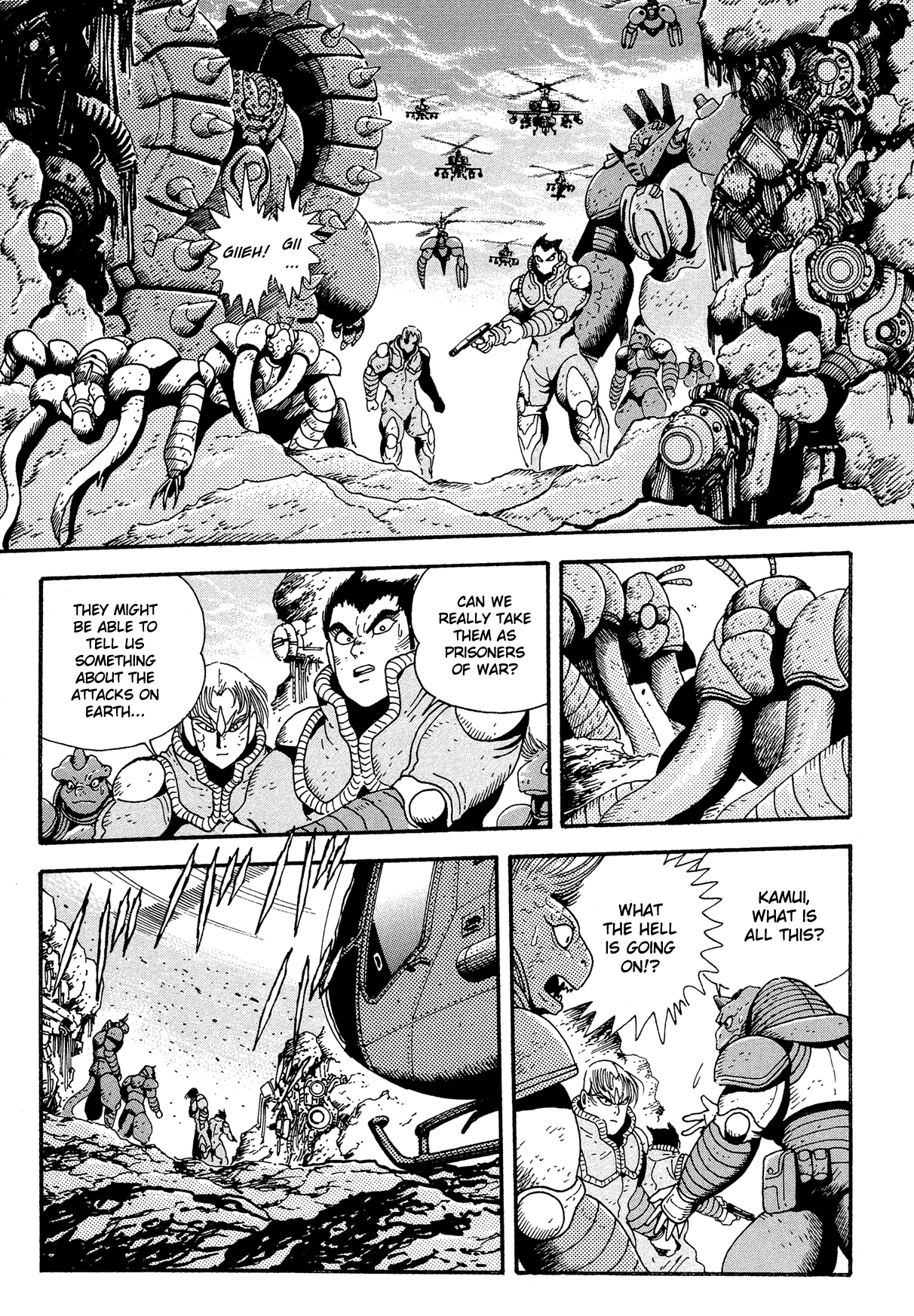 Getter Robo Arc Chapter 12.2 page 33 - Chapter 12 v2 : The Alien "Holy War"