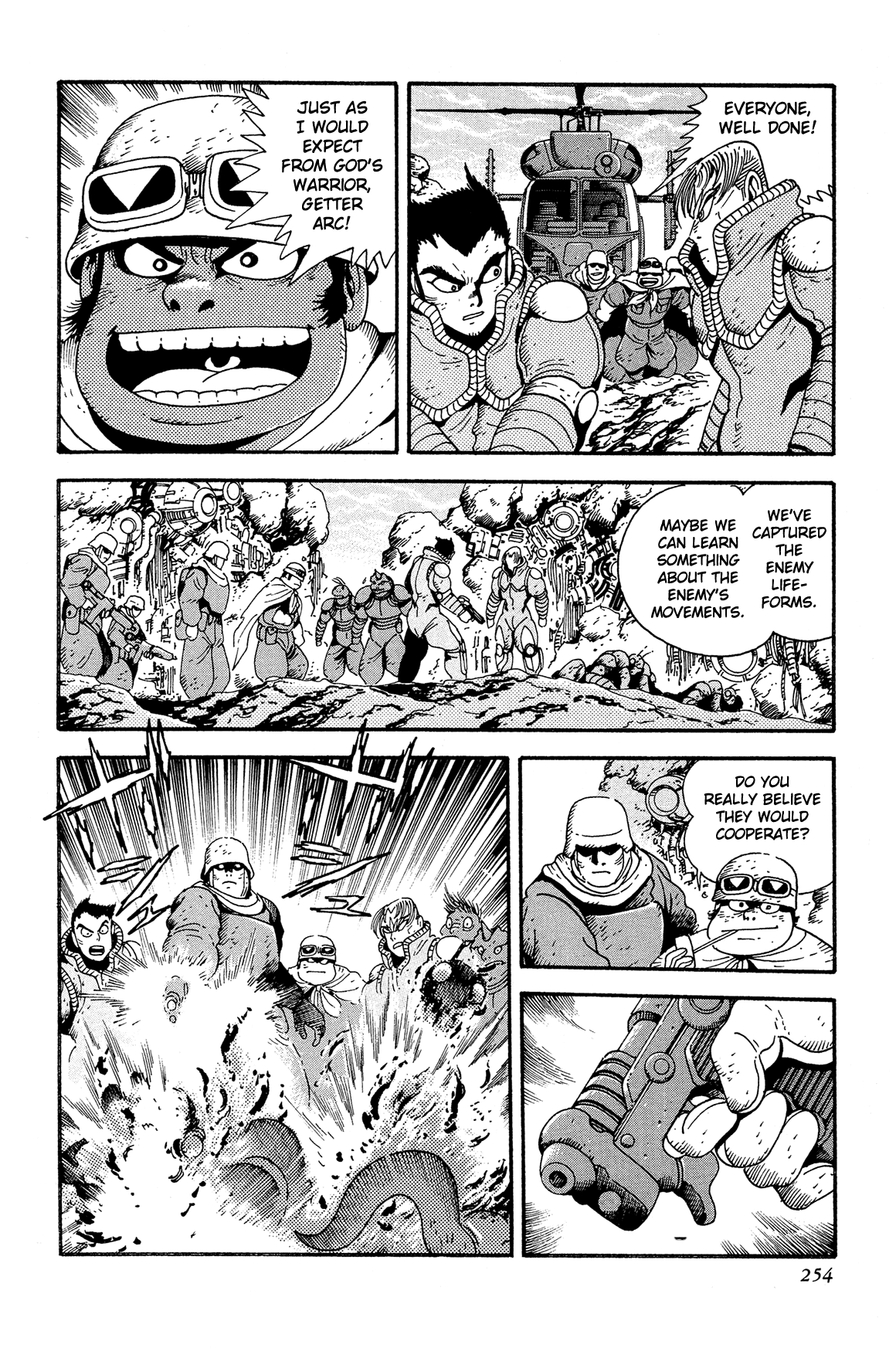 Getter Robo Arc Chapter 12.2 page 34 - Chapter 12 v2 : The Alien "Holy War"